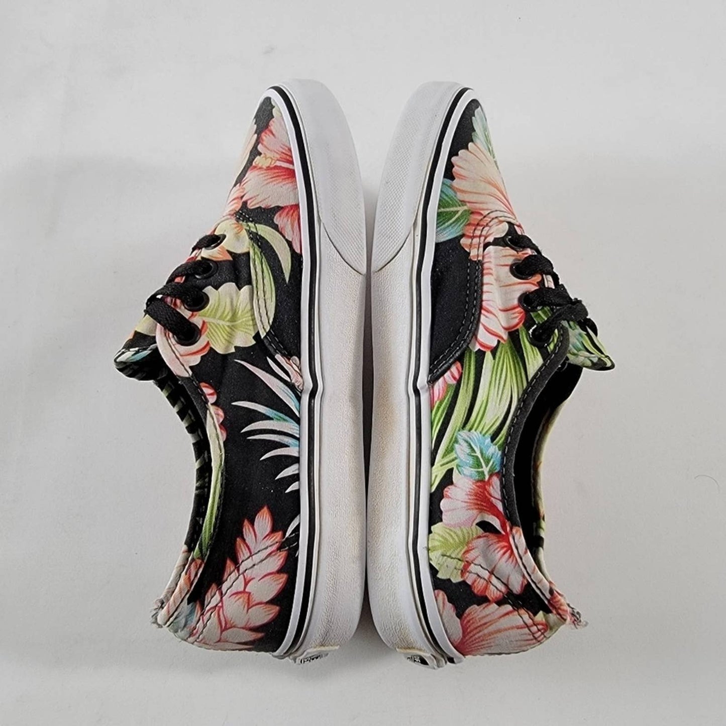 Vans Floral Palm Decay Lace Up Shoes Low Top - 7