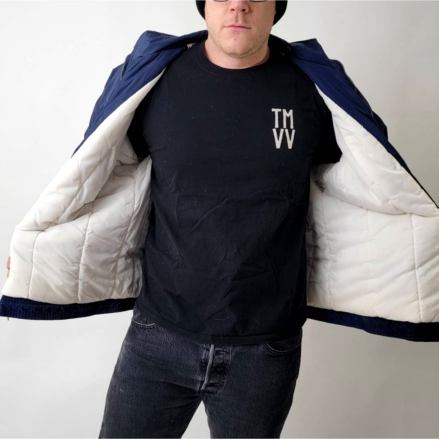 Vintage Y2k adidas Quilted Puffer Jacket Parka - XL