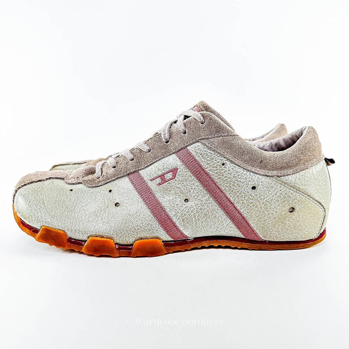 Vintage Y2K Diesel Evelyn Suede Leather Sneakers Shoes
