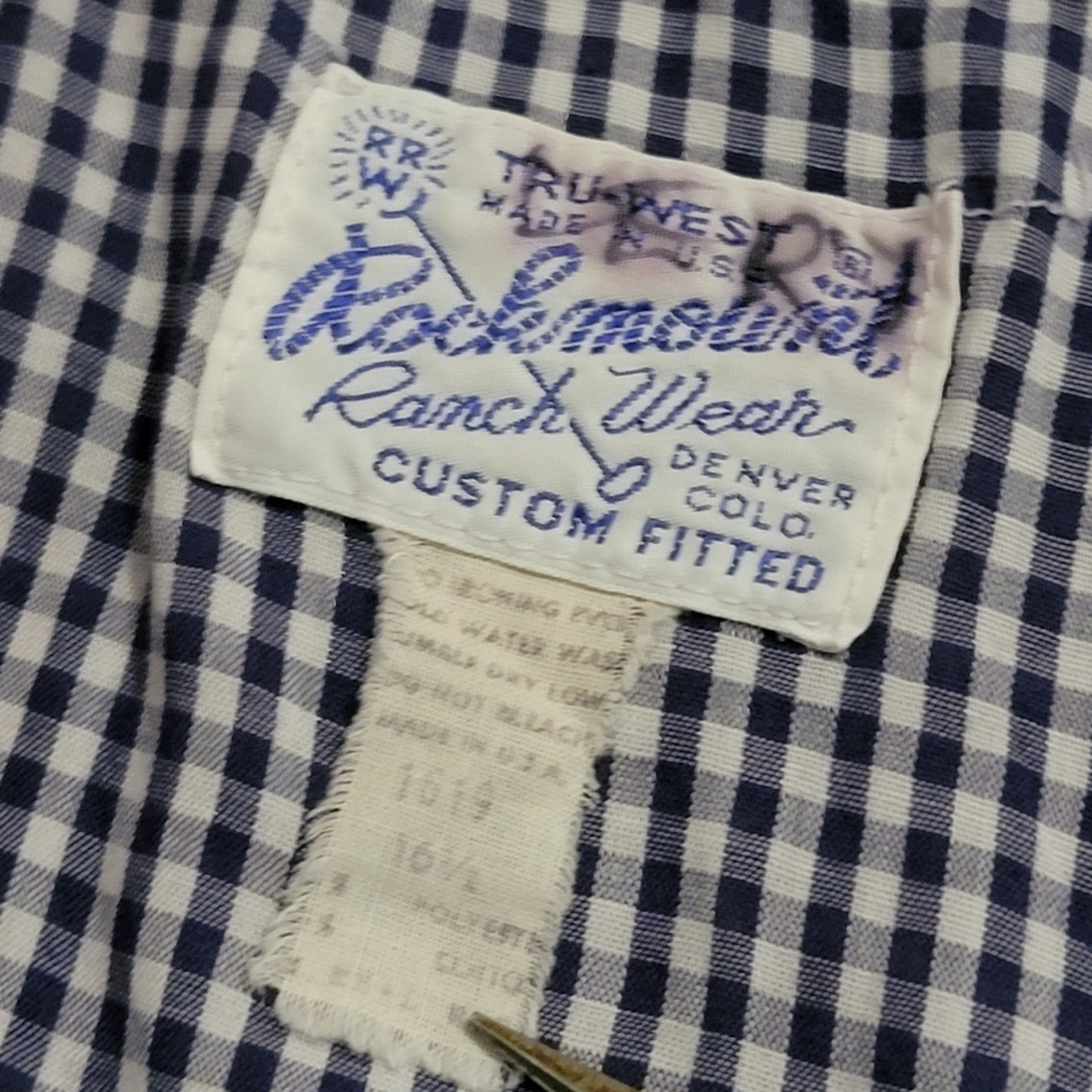 Vintage 70s Plaid Western Pearl Snap Shirt - S