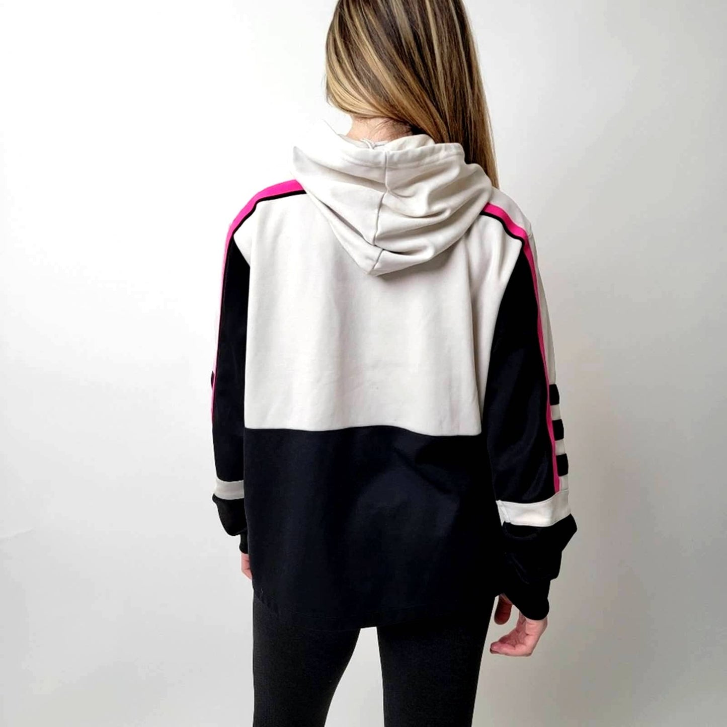 Adidas Tri-Foil Striped Hoodie - S