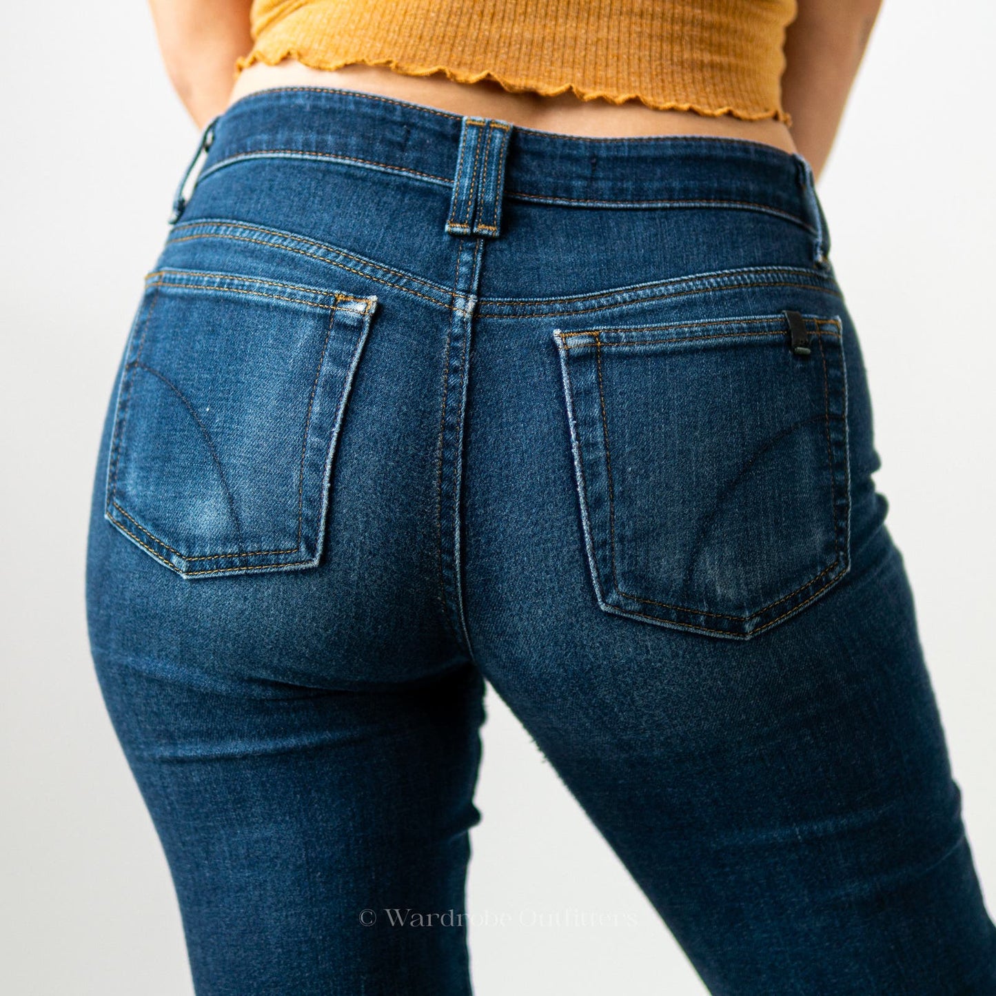 Joe's Jeans Mid Rise Skinny Bootcut Flare Jeans Jordan Wash Dark - 28