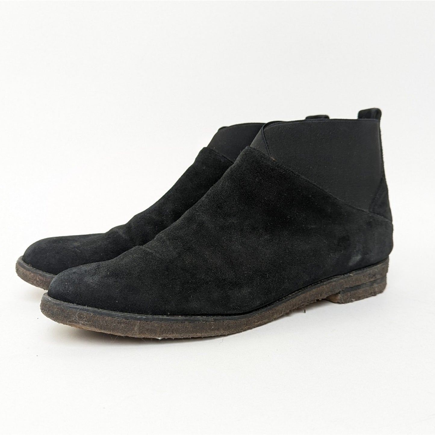 Stuart Weitzman Black Suede Booties - 11.5