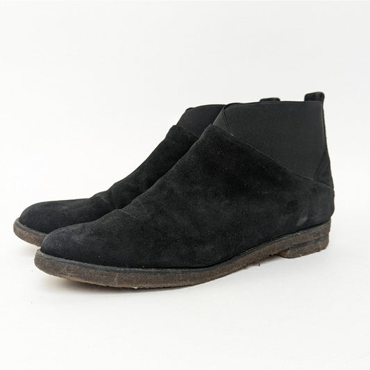 Stuart Weitzman Black Suede Booties - 11.5