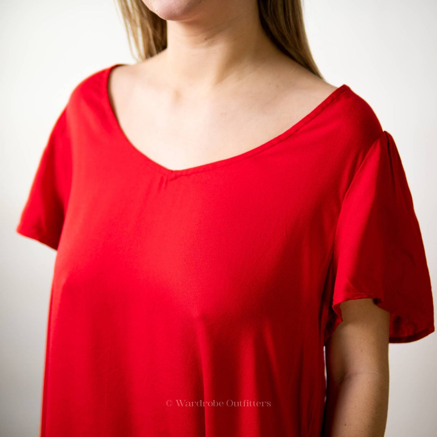 Hinge Bright Red Mini Dress - S