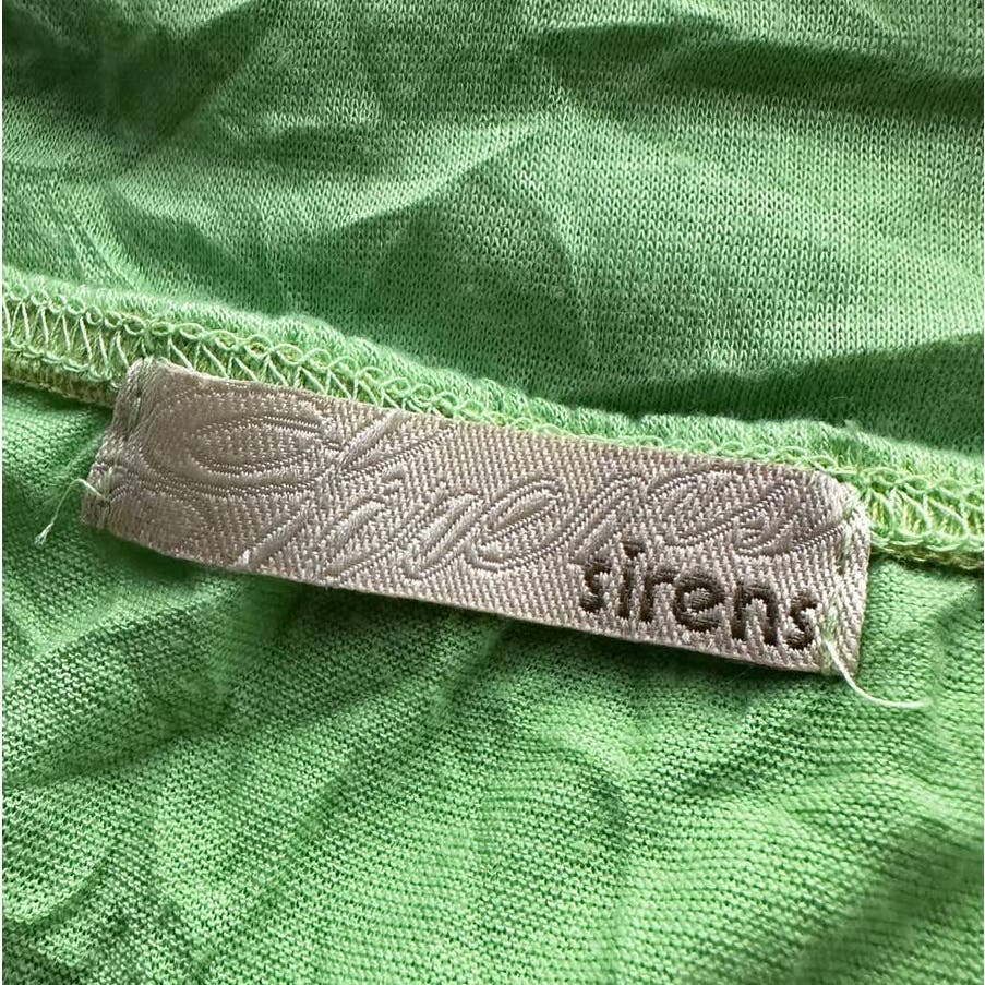 Mint Green Sequin & Lace Cami Tank Top by Sirens