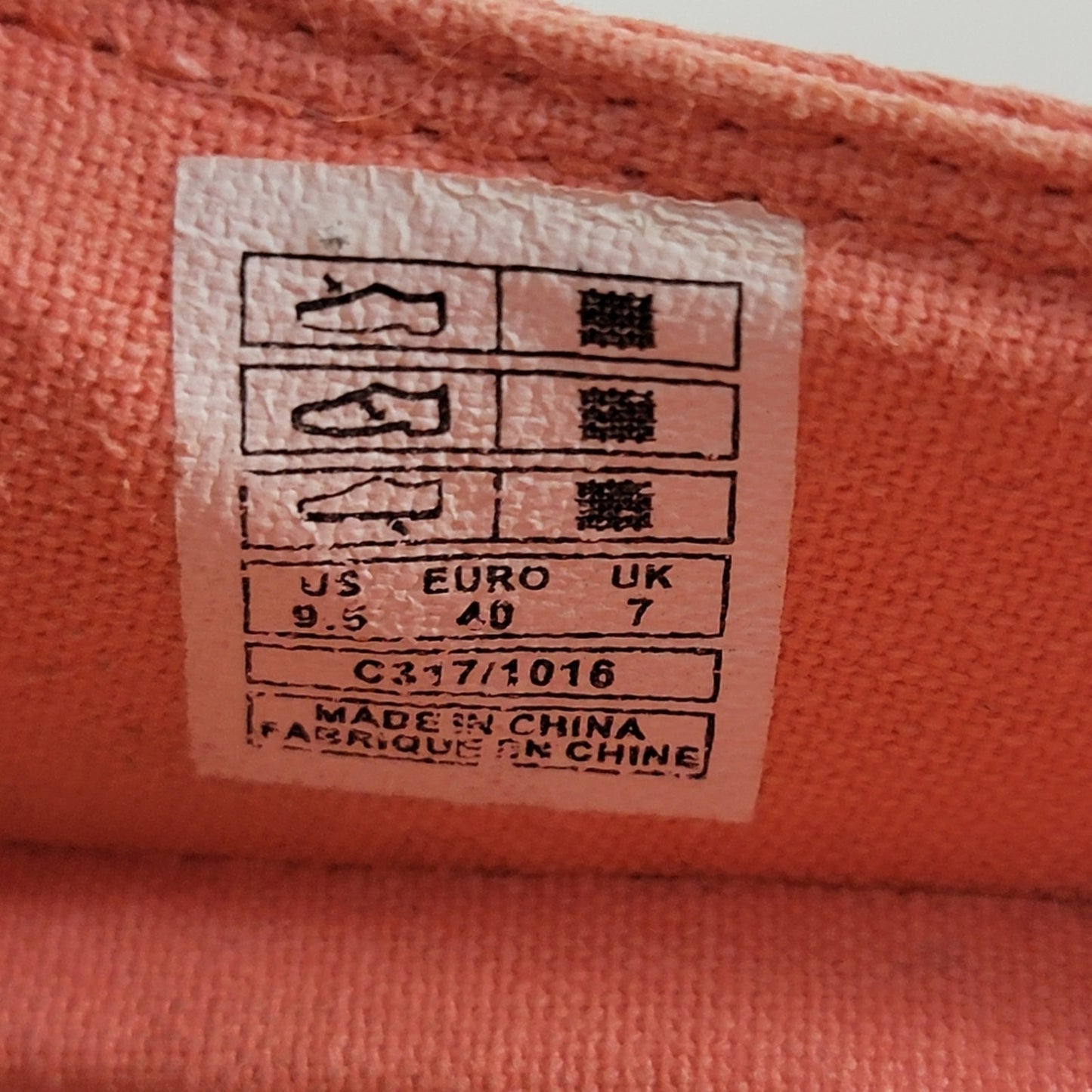 Coral Salmon Blush Rocket Dog Bow Flats Sneakers - 9.5