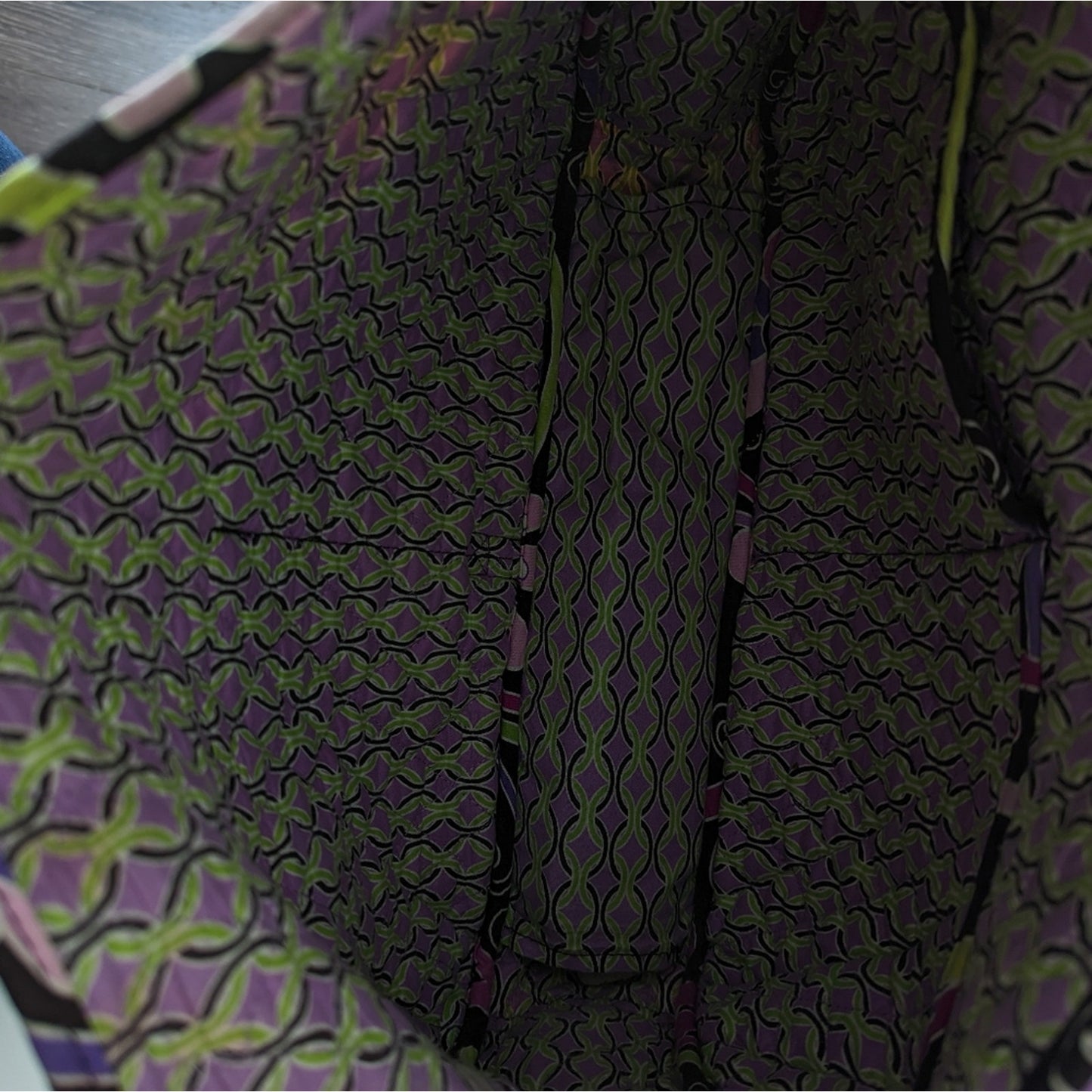 Vera Bradley Top Flap Purple Punch Crossbody Messenger Bookbag