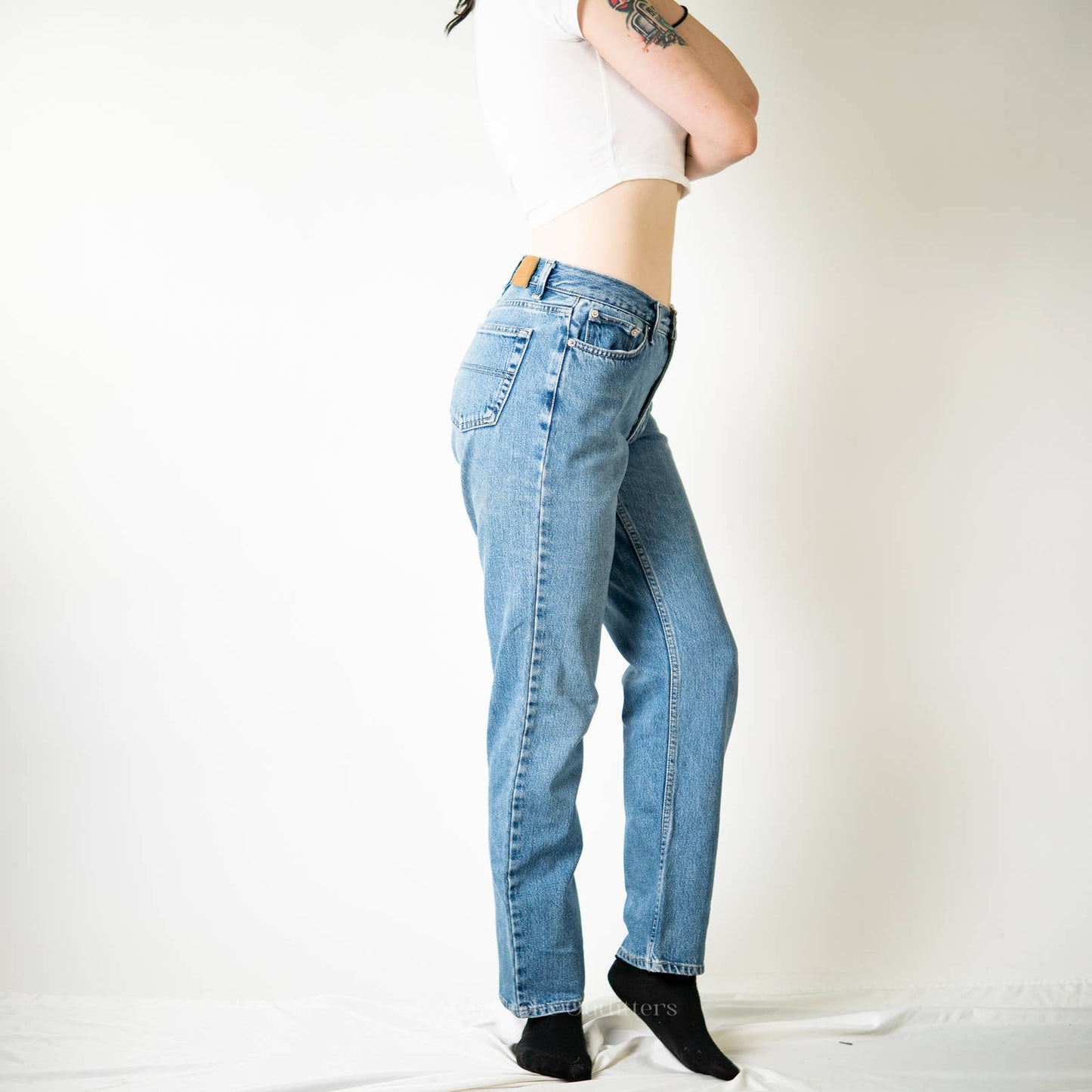 Vintage Y2K Tommy Hilfiger Stone Washed Mom Jeans - 30
