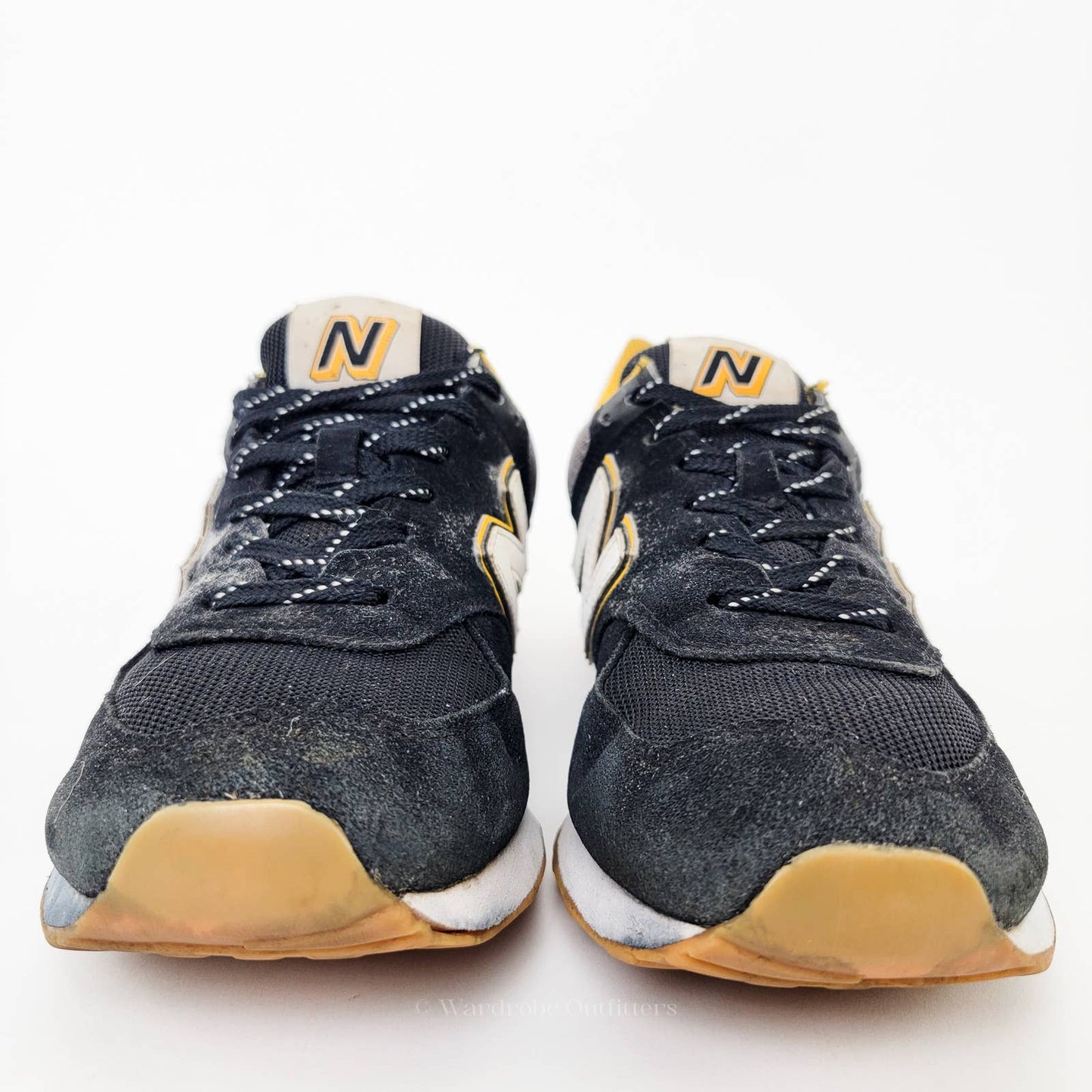 New Balance 574 'Black Gold' Marathon Running Shoes Sneakers
