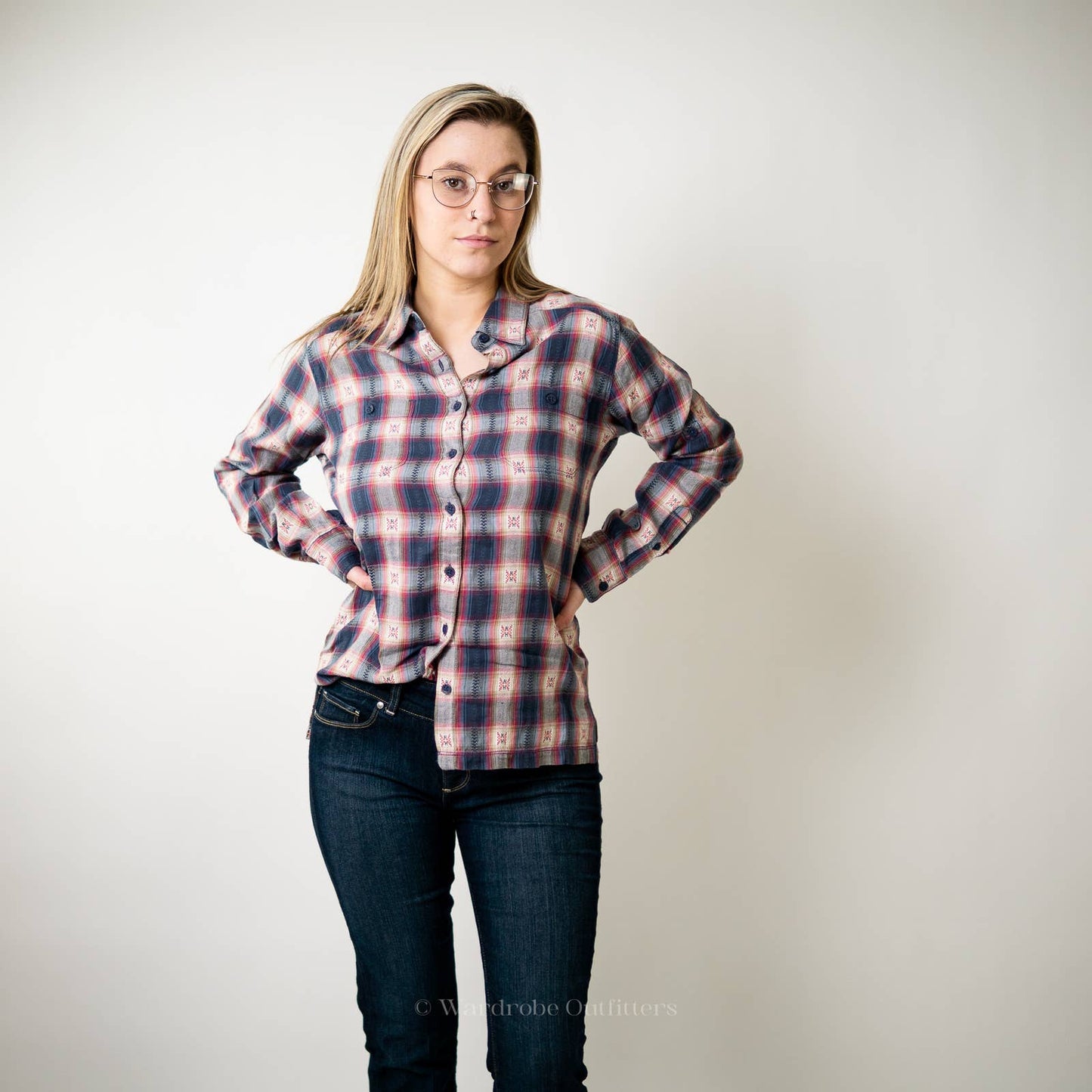 Deadstock Mountain Khaki Plaid Button Up Flannel - S