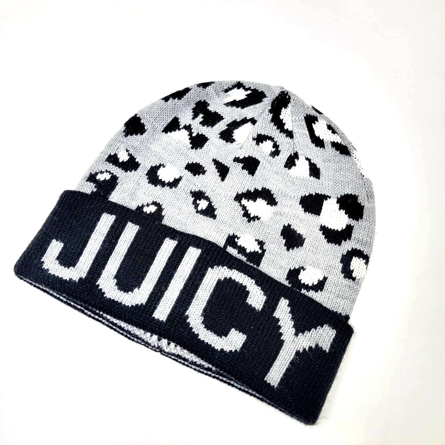 Juicy Couture Black & White Beanie Cap