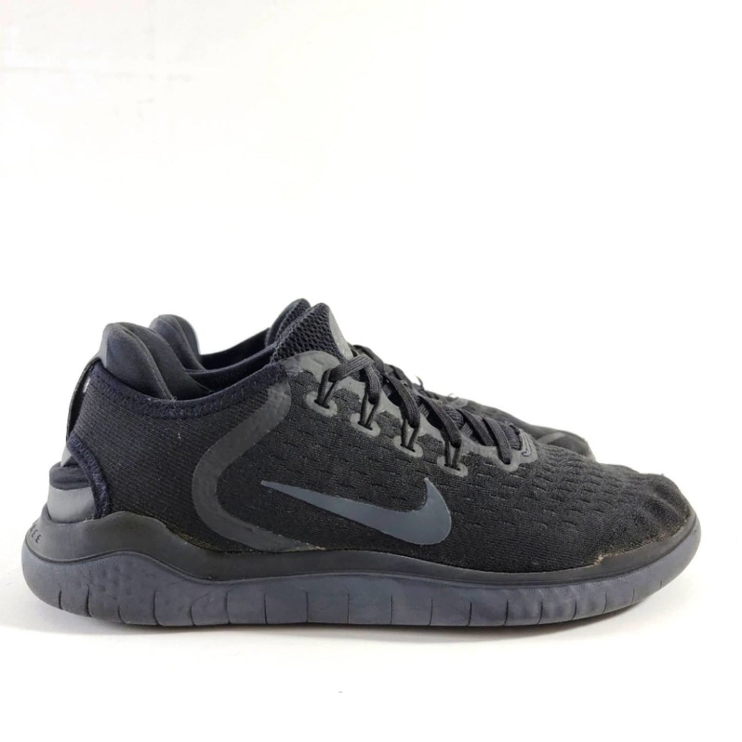 Nike Free Rn 2018 Black Running Shoes - 10