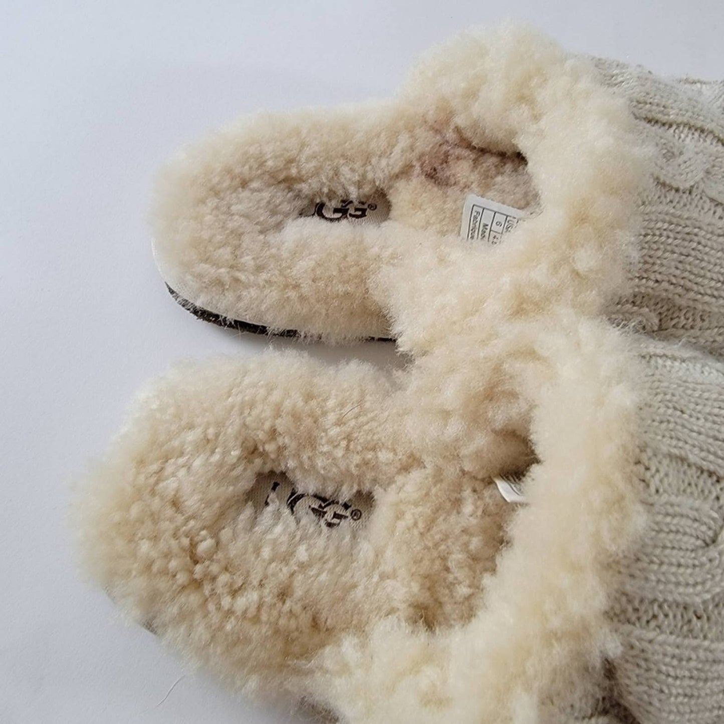 Ugg Australia Sweater Knit Scuffette Slippers - 6
