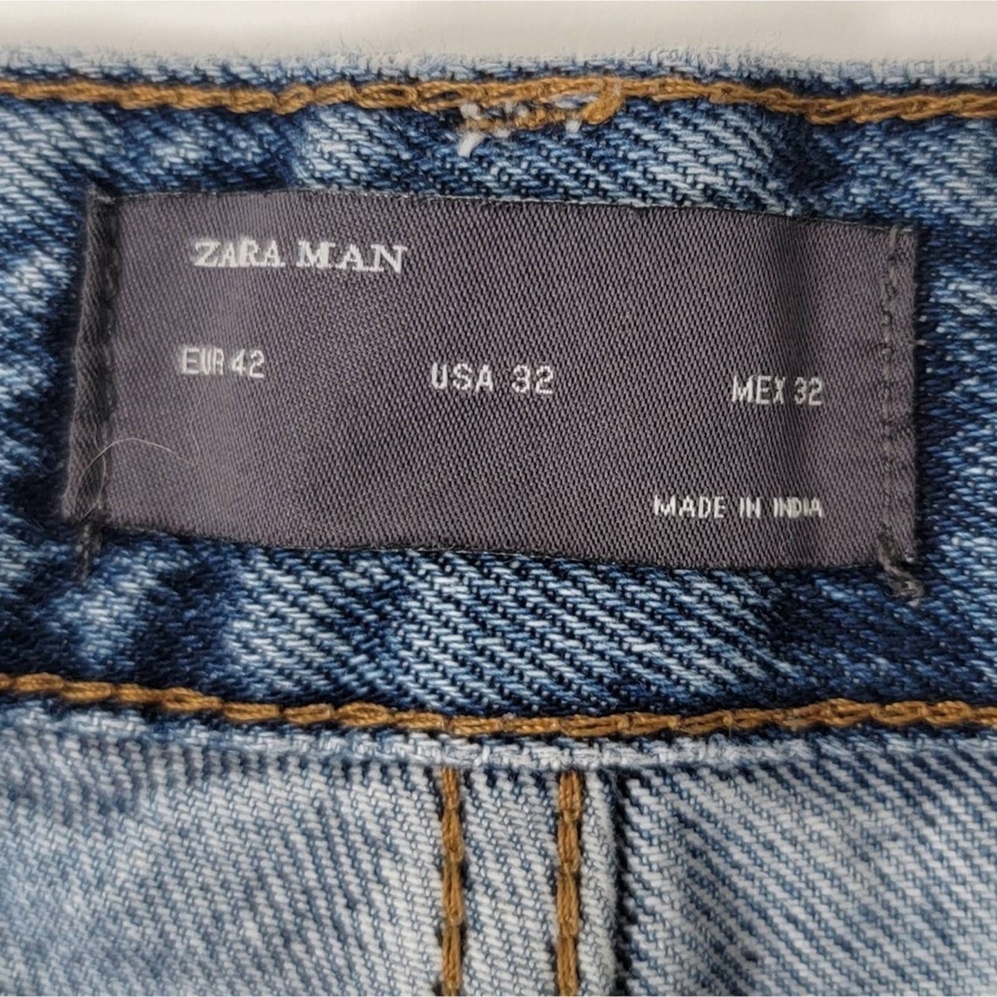 ZARA Paint Splashed Thrashed Distressed Jeans - 32x32