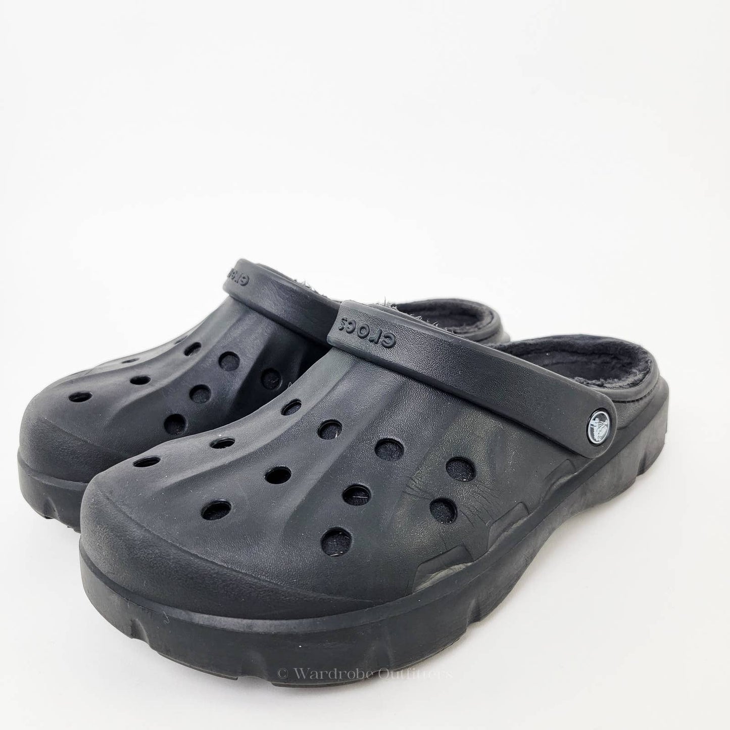 Crocs Dasher Classic Fur Lined Slingback Clog Sandals - 11