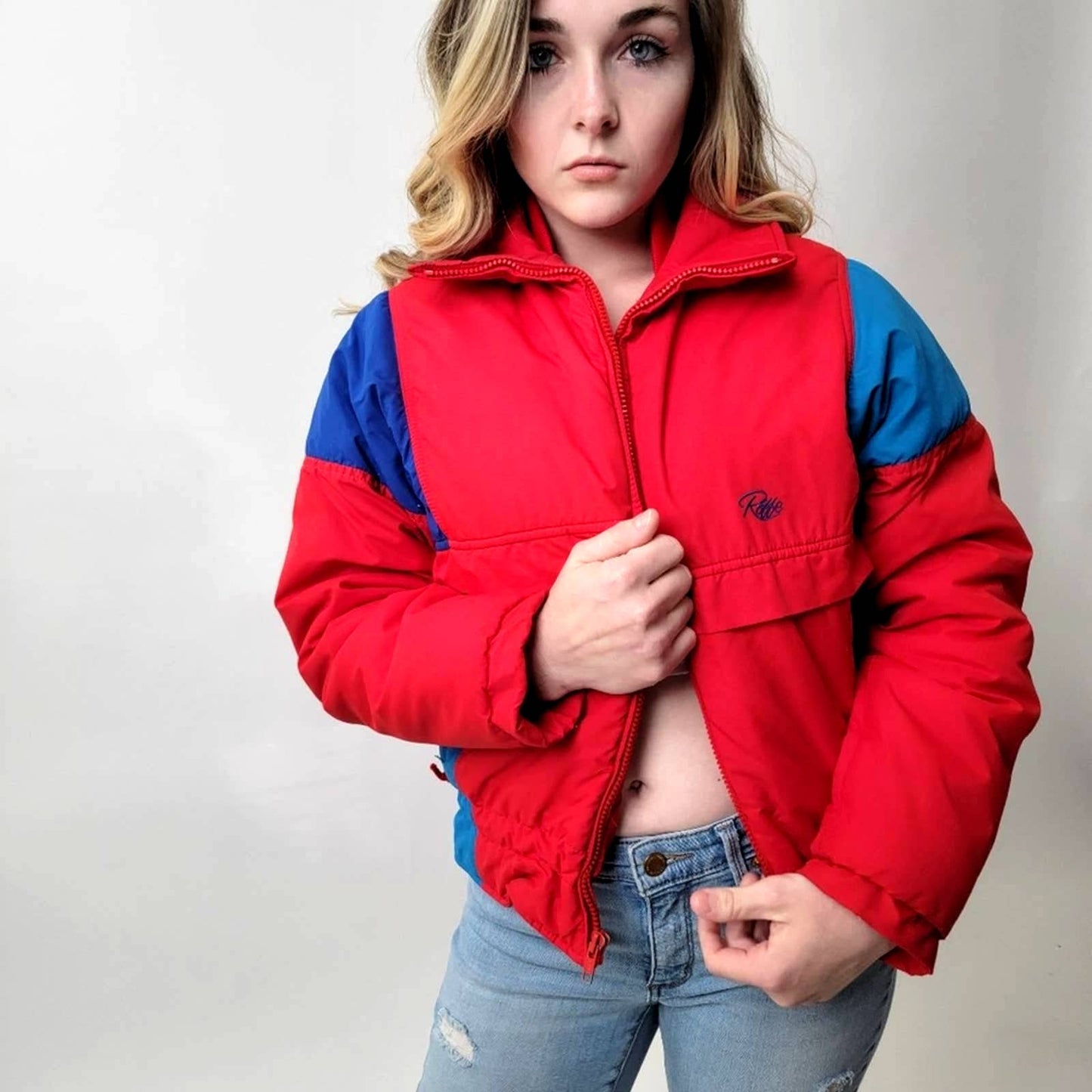 Vintage 90s Roffe Puffer Ski Jacket - M