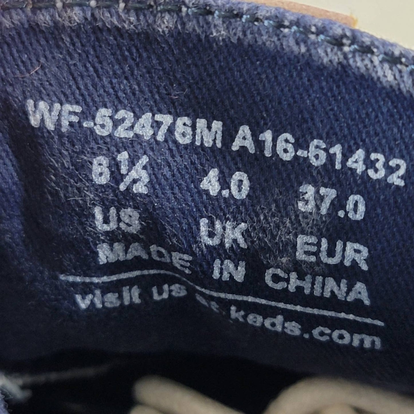 Keds Champion White Baseball Stitch Lace Up Low Top Sneakers - 6.5