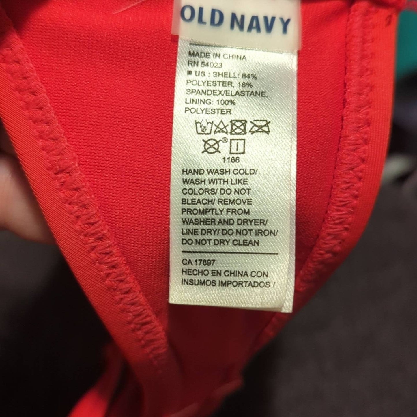 Old Navy Red Bikini Top - M