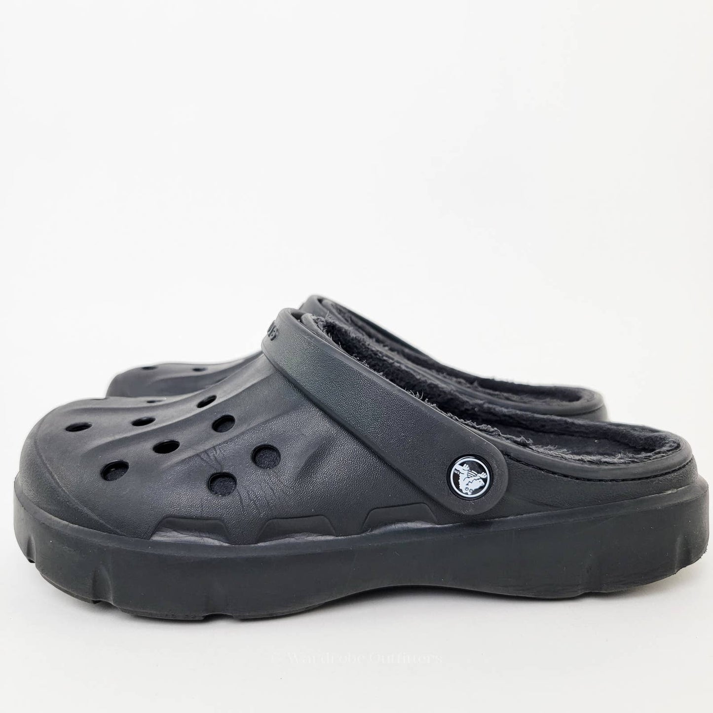 Crocs Dasher Classic Fur Lined Slingback Clog Sandals - 11