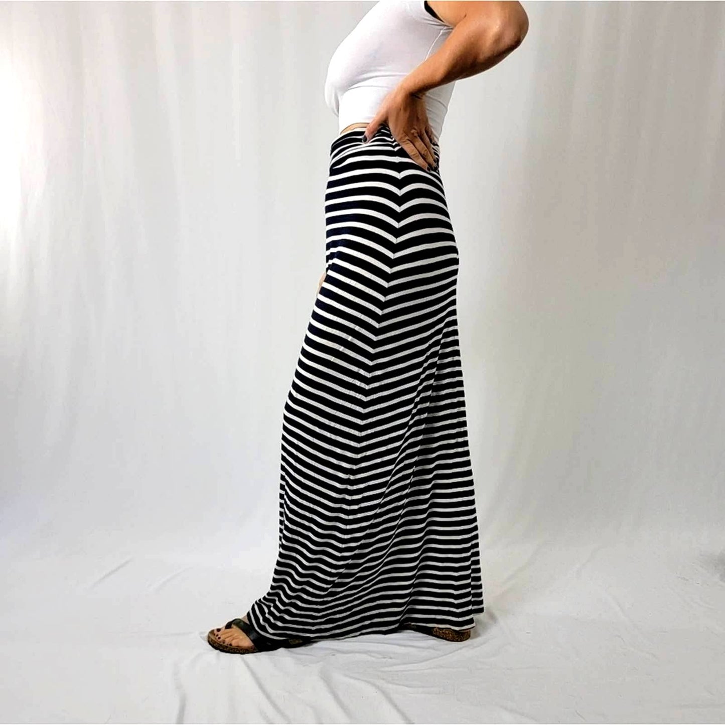 J.Crew Casual Maxi Striped Skirt - S