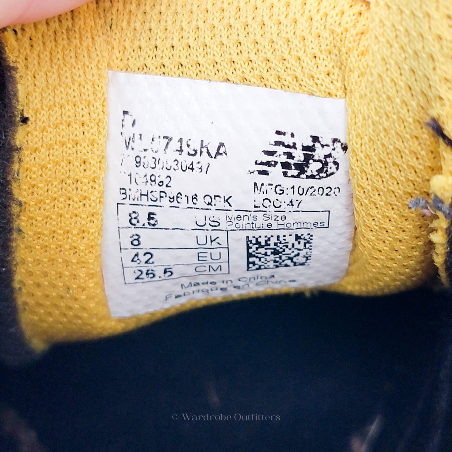 New Balance 574 'Black Gold' Marathon Running Shoes Sneakers