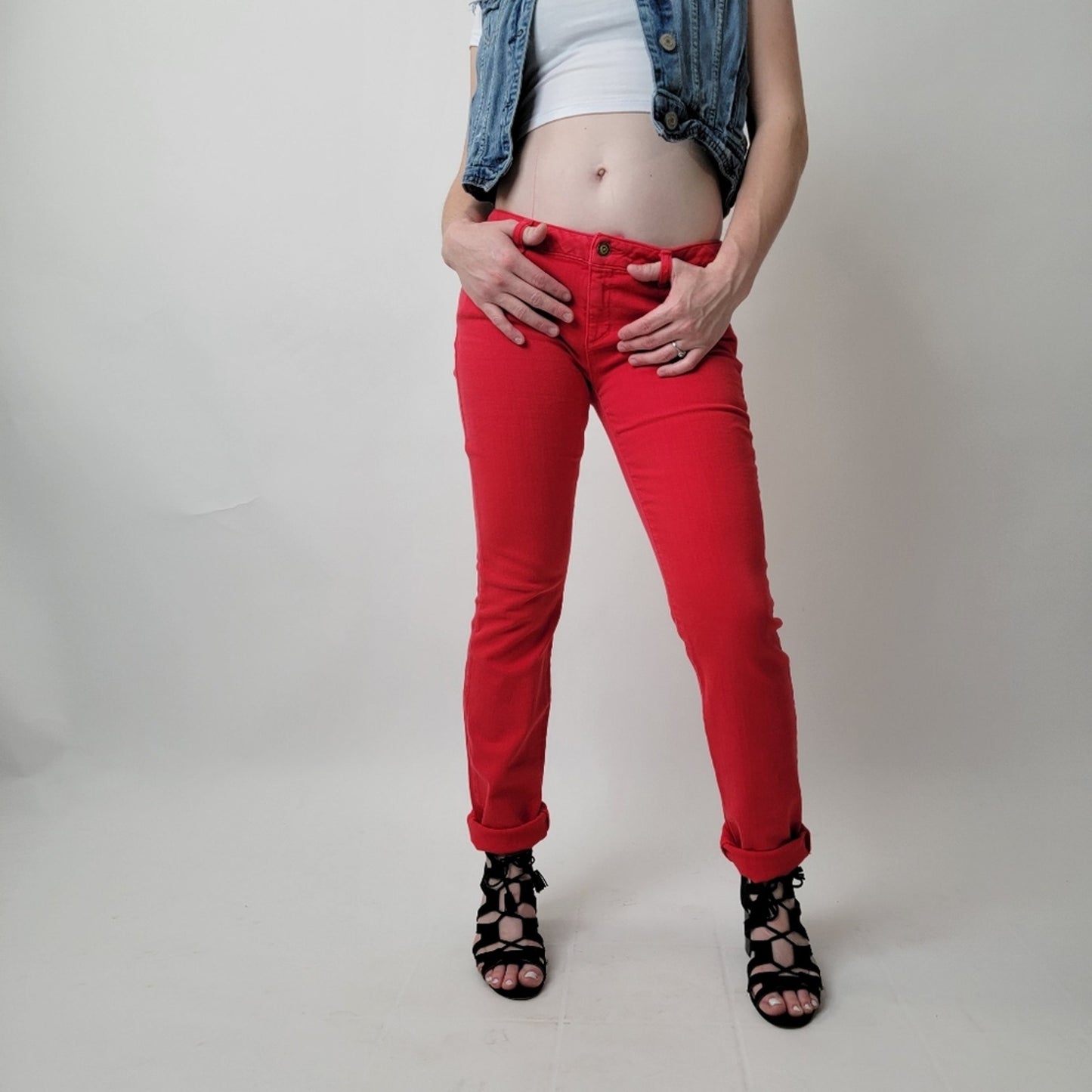 MICHAEL KORS Sea coral izzy skinny jeans - 4 PULL