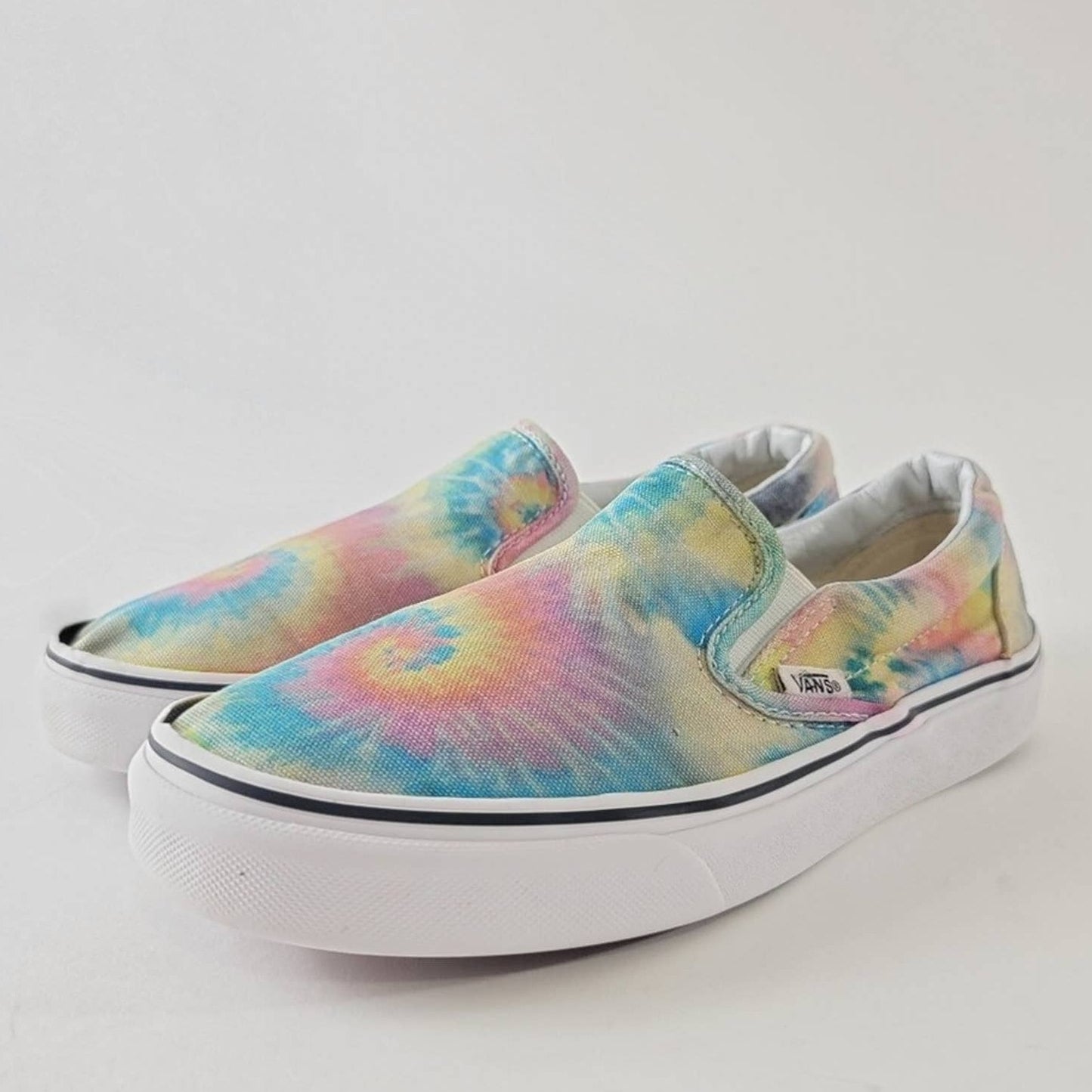 Vans Tie Dye Pastel Slip On Loafers - 7