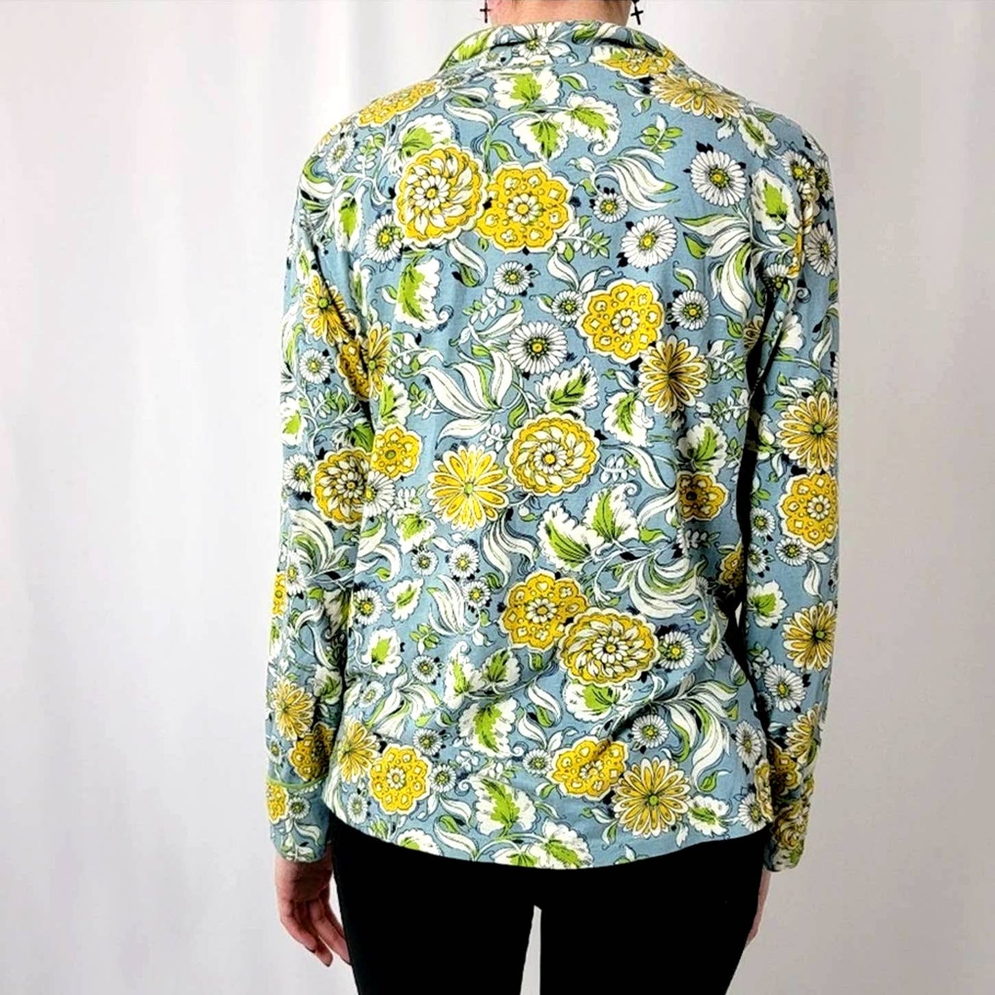 NWT Anthropologie Oversized 70s Floral Paisley Button Down - XS