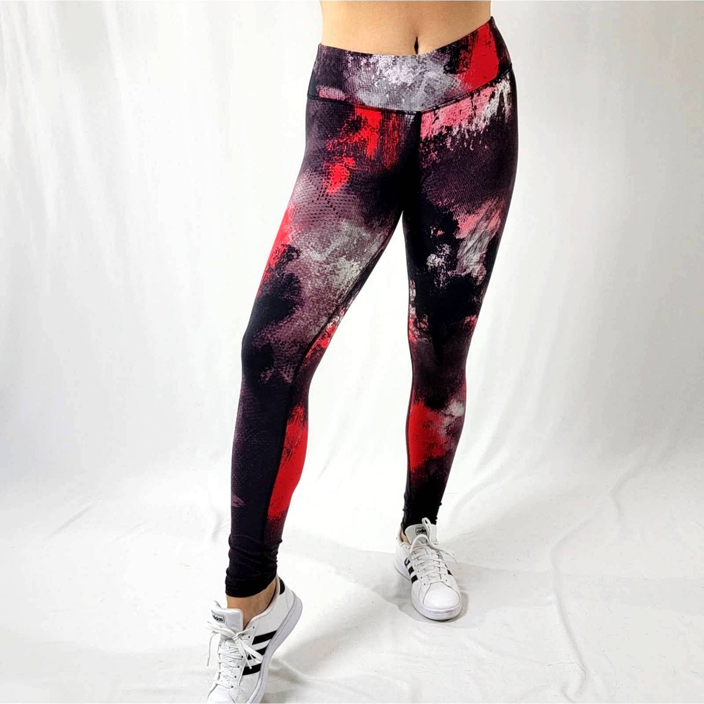ALO Airbrush Yoga High-Waist Solarized Tie-Dye Legging - M