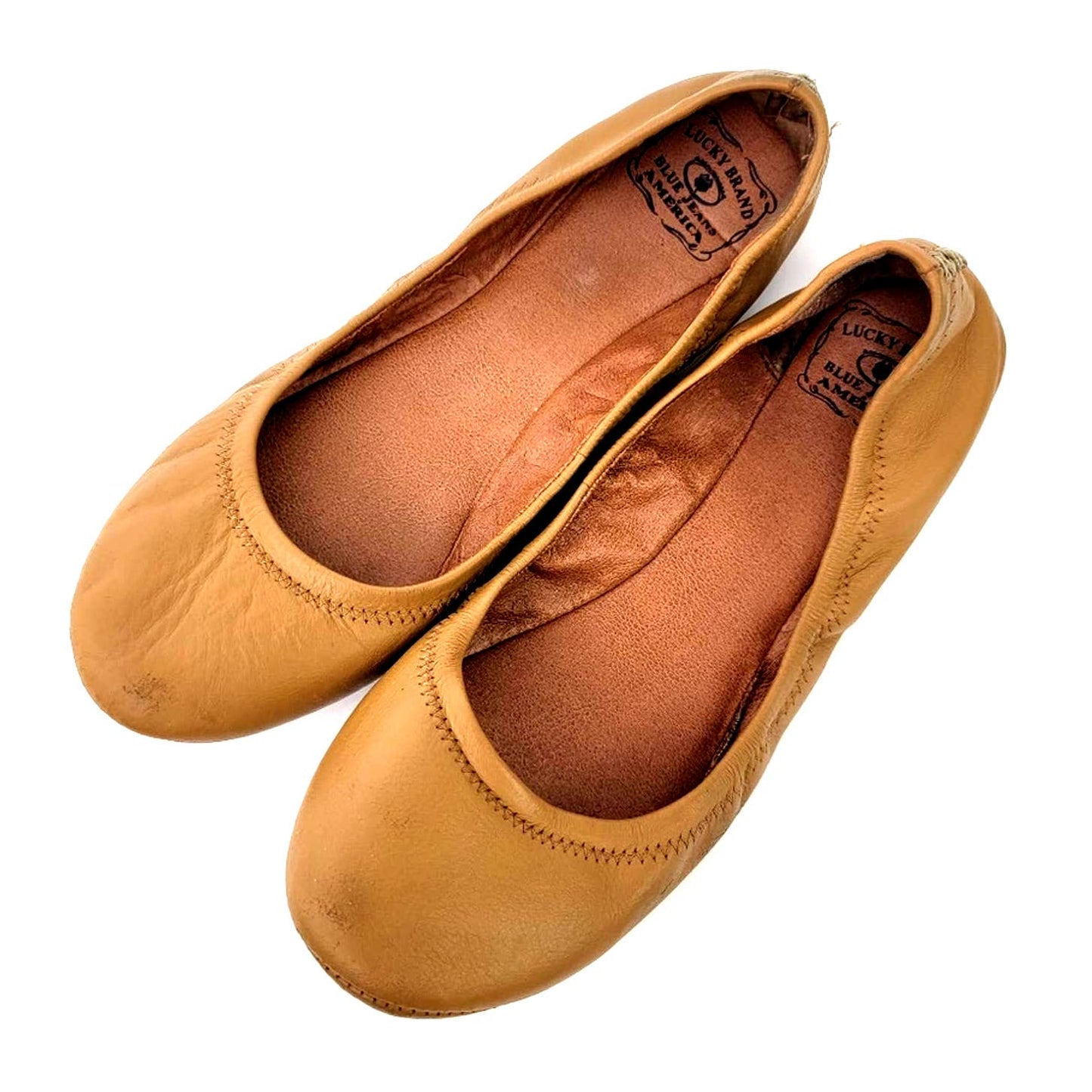 Lucky Brand Tan Emmie Ballet Flats - 9