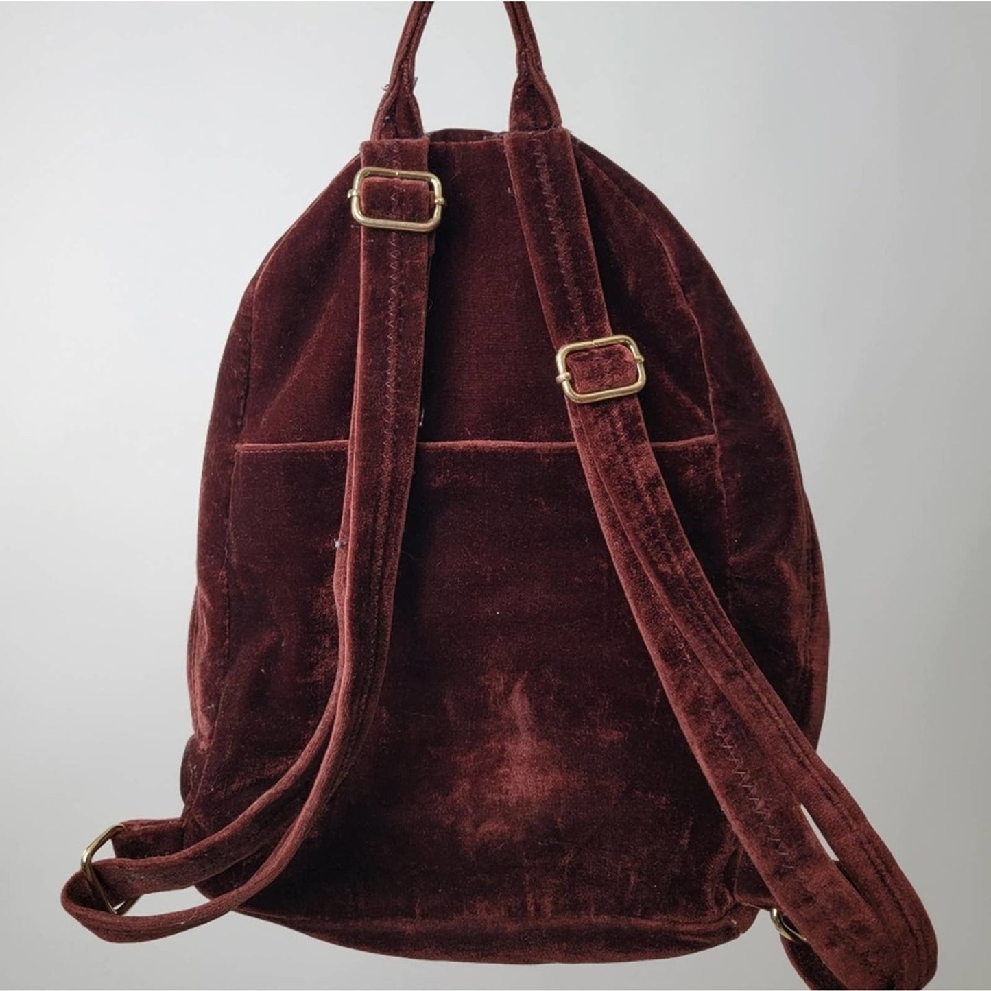 Vintage Y2K Aimee Kestenberg Woodside Velvet Mini Backpack