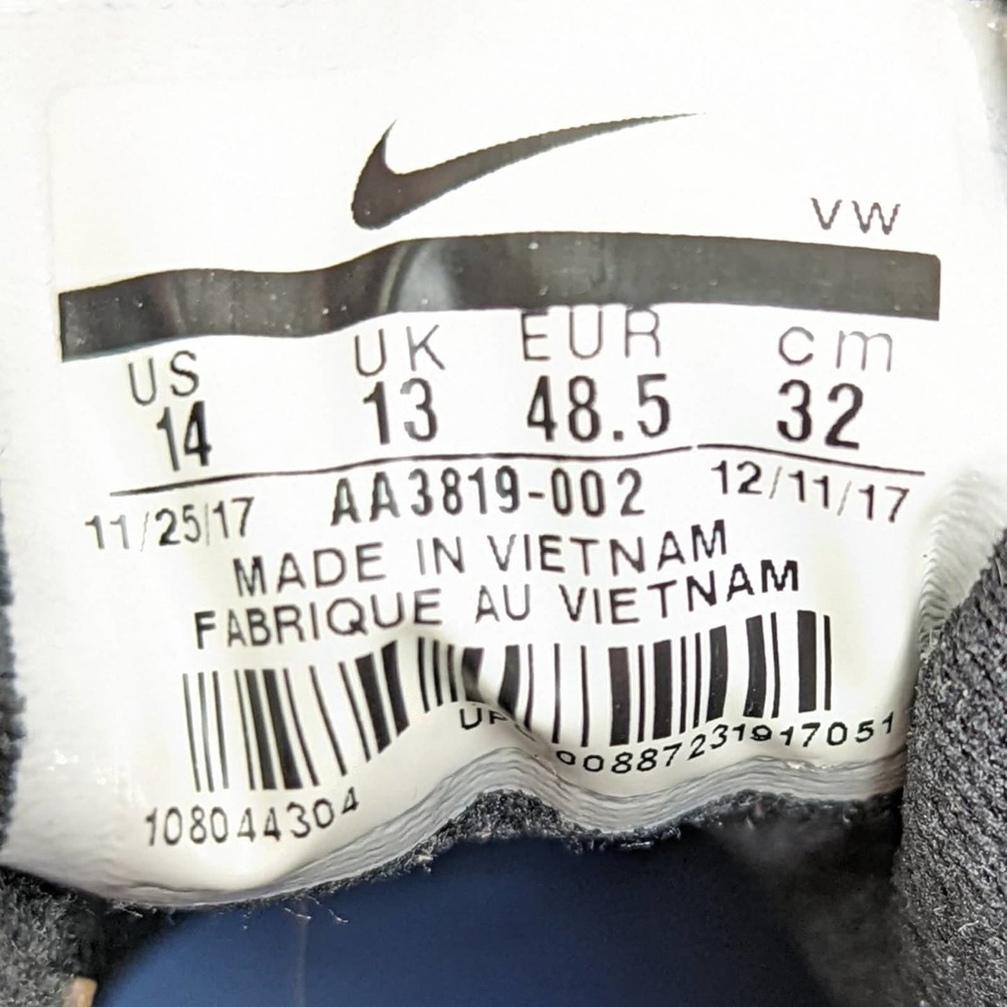 Nike Air Versitile II NBK Triple Black Basketball Shoes - 14