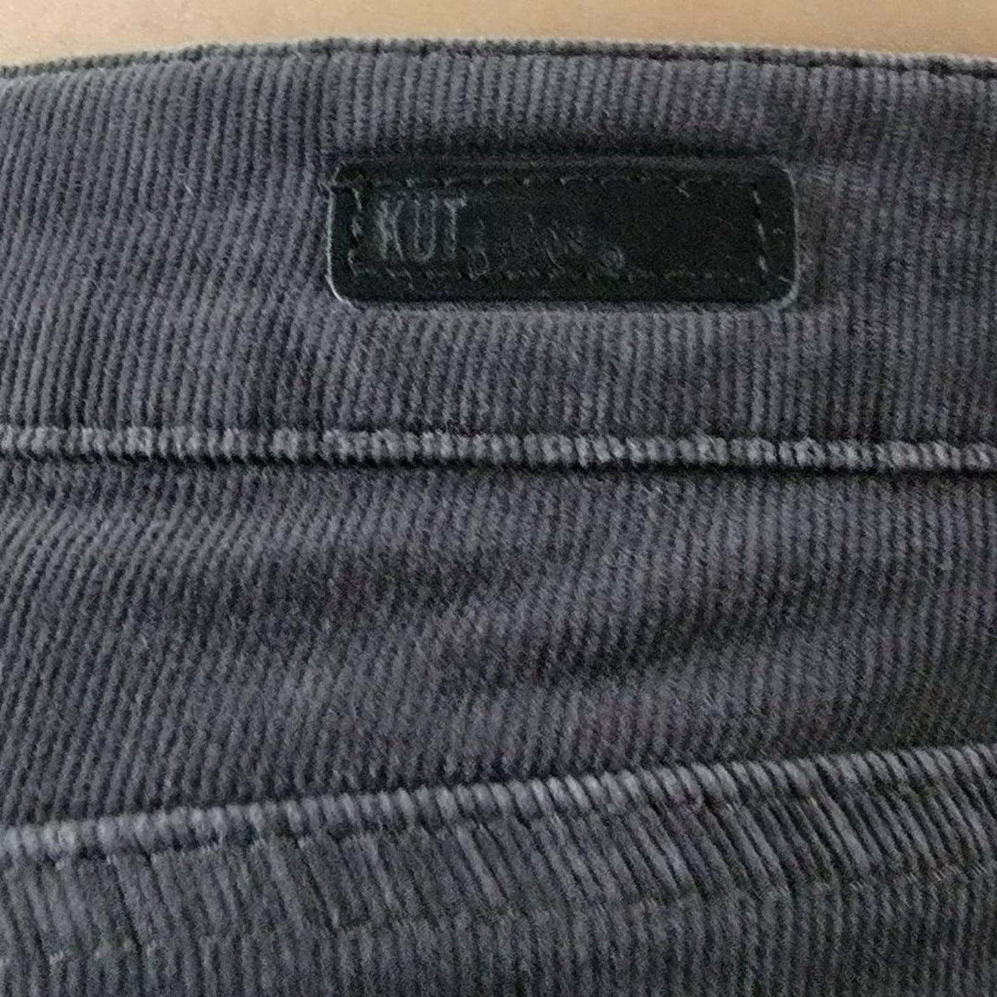 Kut from the Kloth Diana Skinny Black Corduroy Jeans - 6