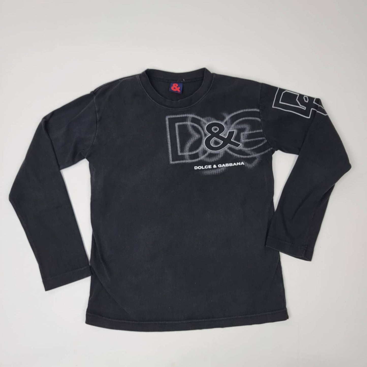 Vintage Y2k DG Dolce Gabbana Long Sleeve Logo Shirt
