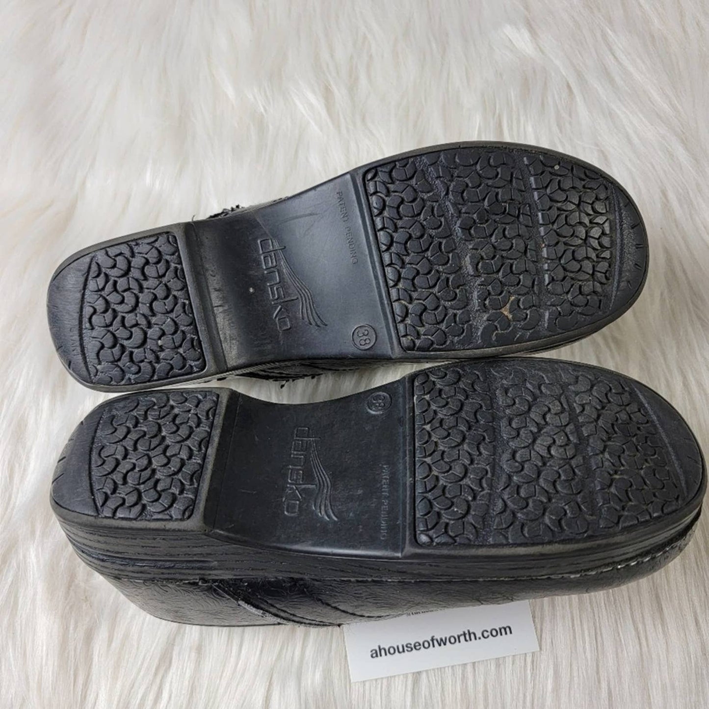 Dansko XP 2.0 Floral Tooled Platform Nursing Clogs - 8