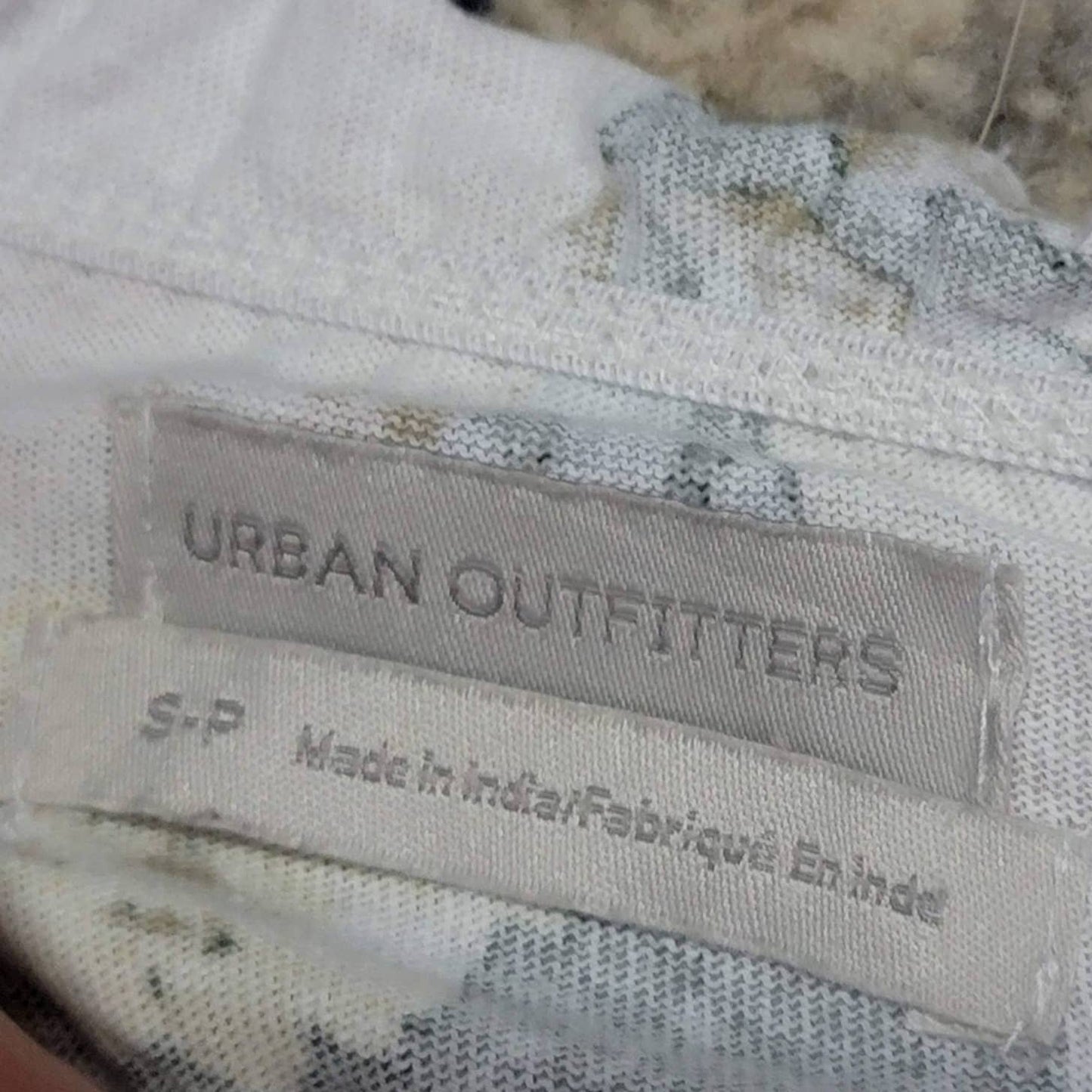 Urban Outfitters Ruffle Floral Crop Tank Top - S