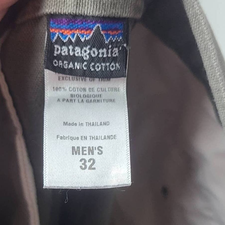 Patagonia Hunter Green Cargo Chino Hiking Camping Pants