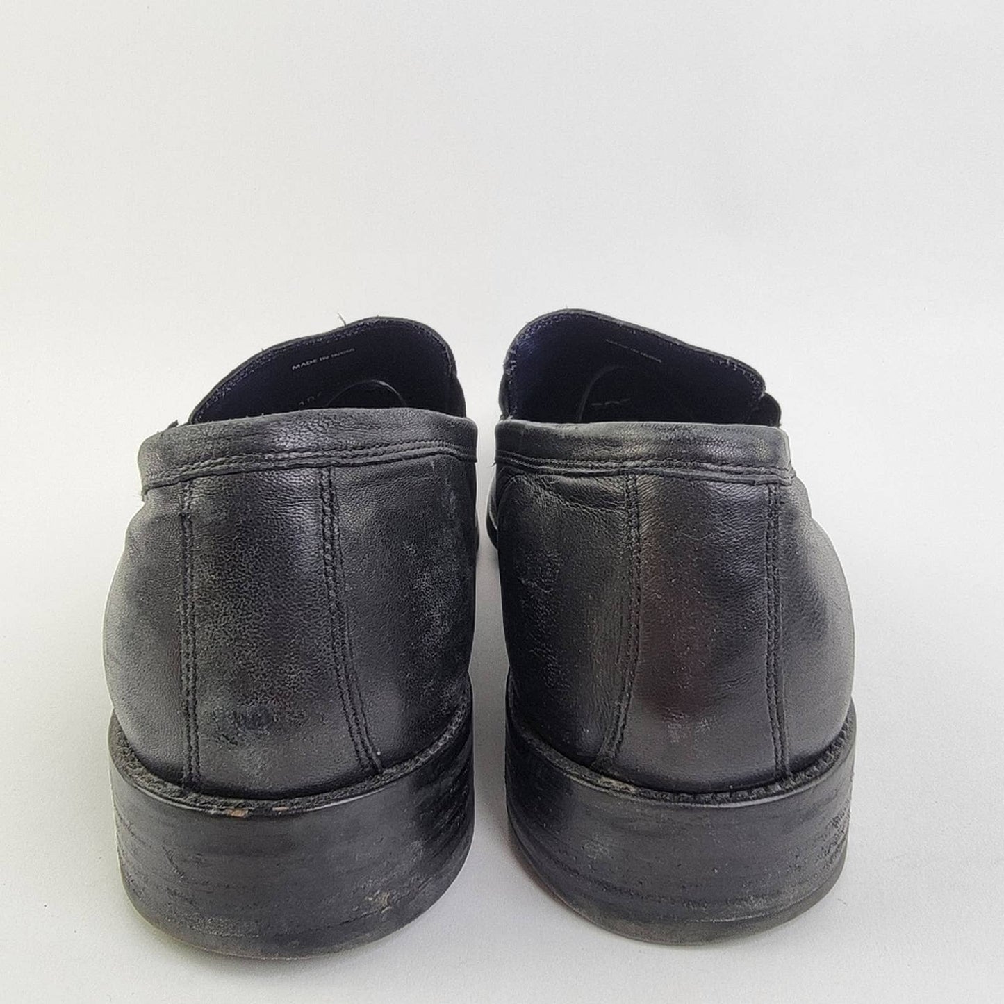 Cole Haan Grand OS Lenox Hill Venetian Black Leather Slip On Dress Loafers - 12