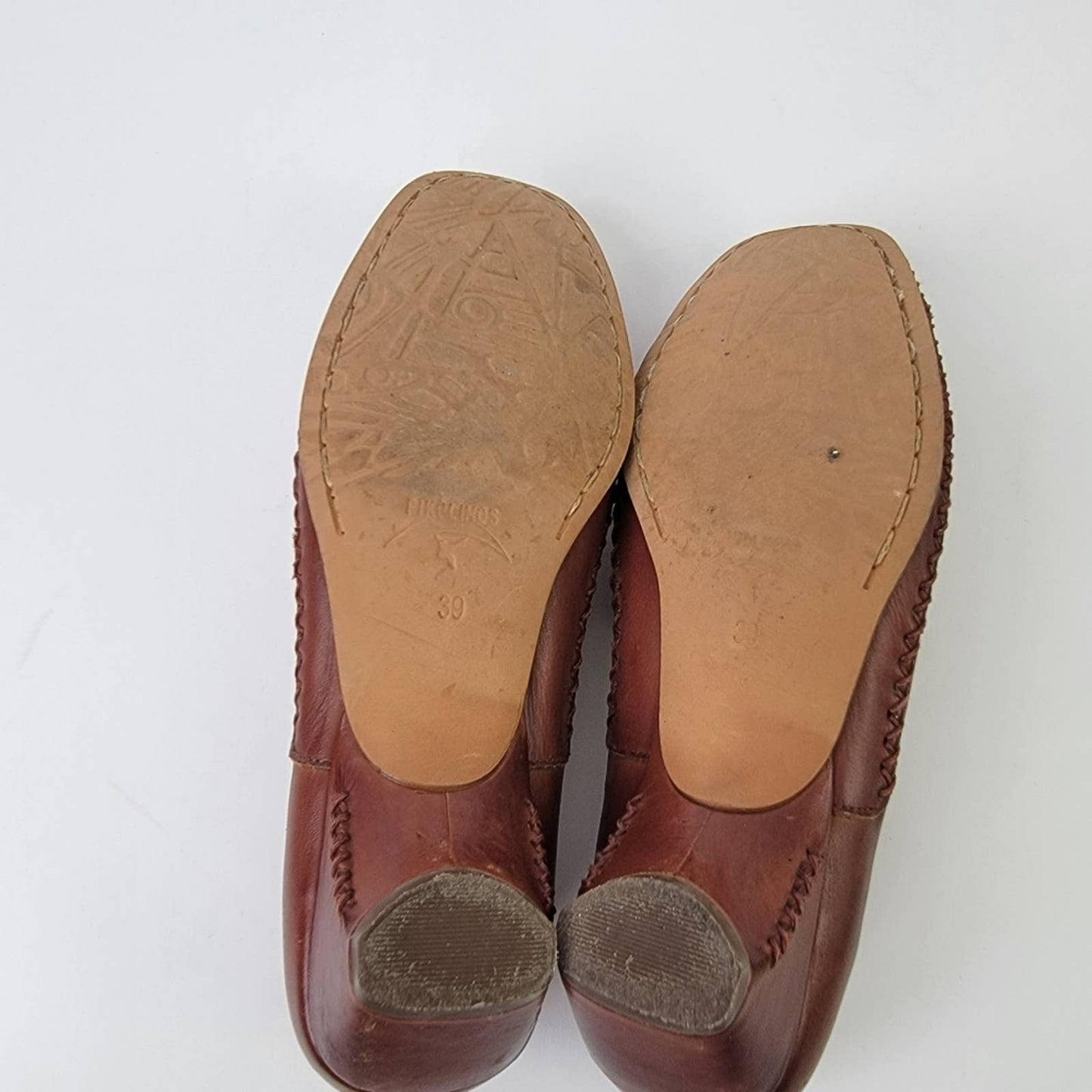 Pikolinos Square Toe Slip On Wedge Heels - 9