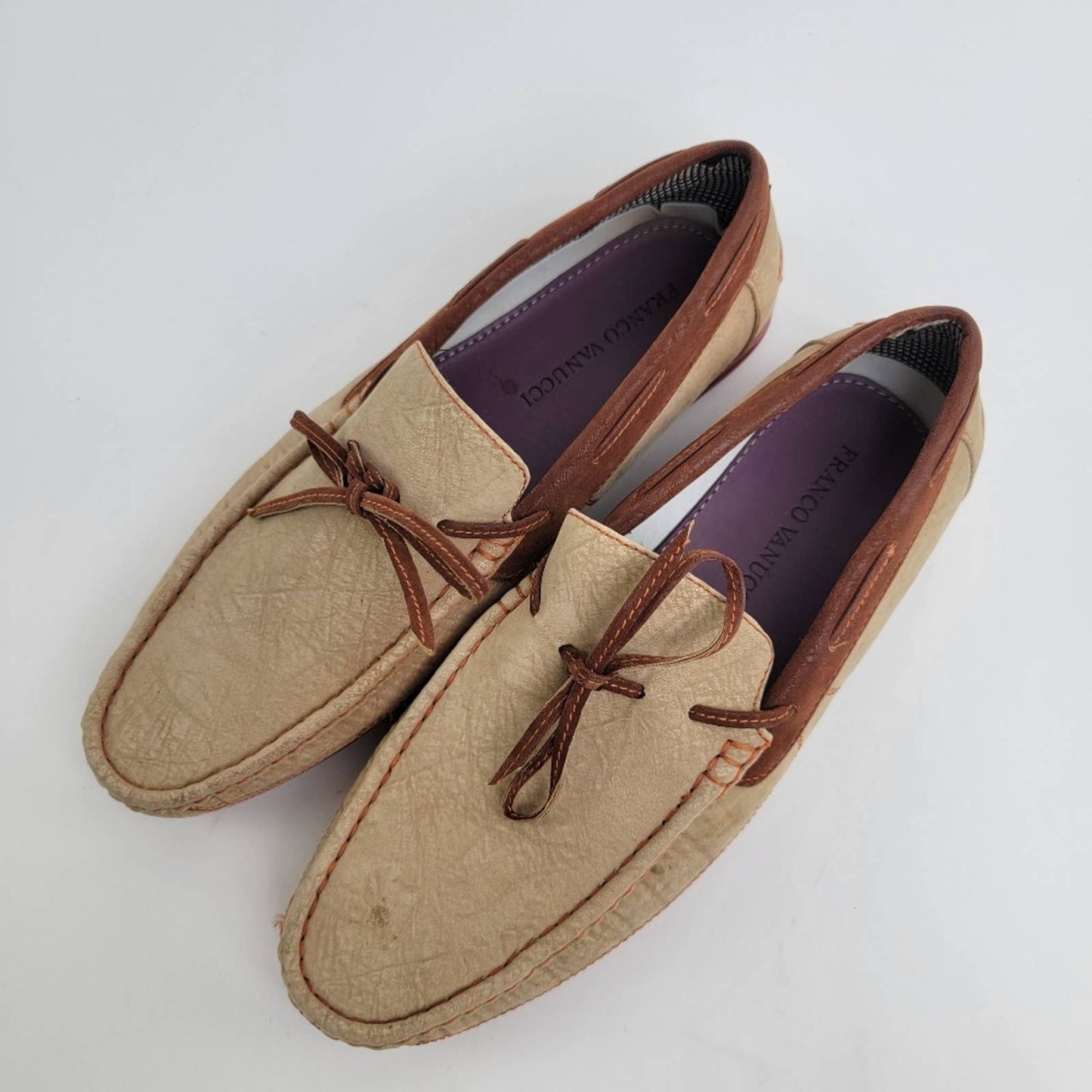 Franco Vanucci Slip On Boat Driving Loafer Shoes - 10