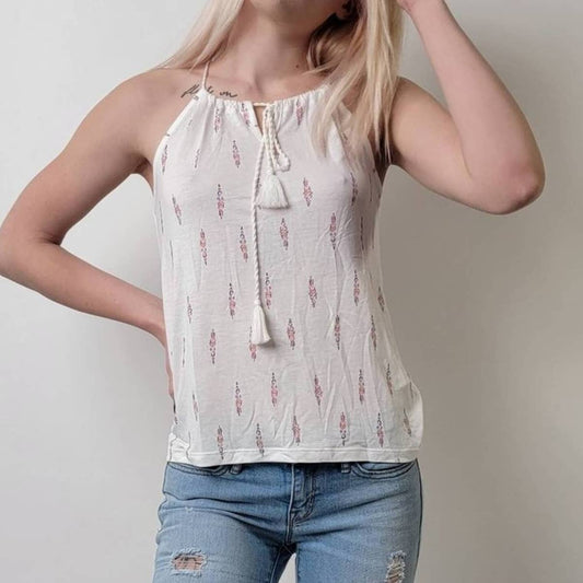 Braided Tassel Strap Tank Top NWT - 0/2