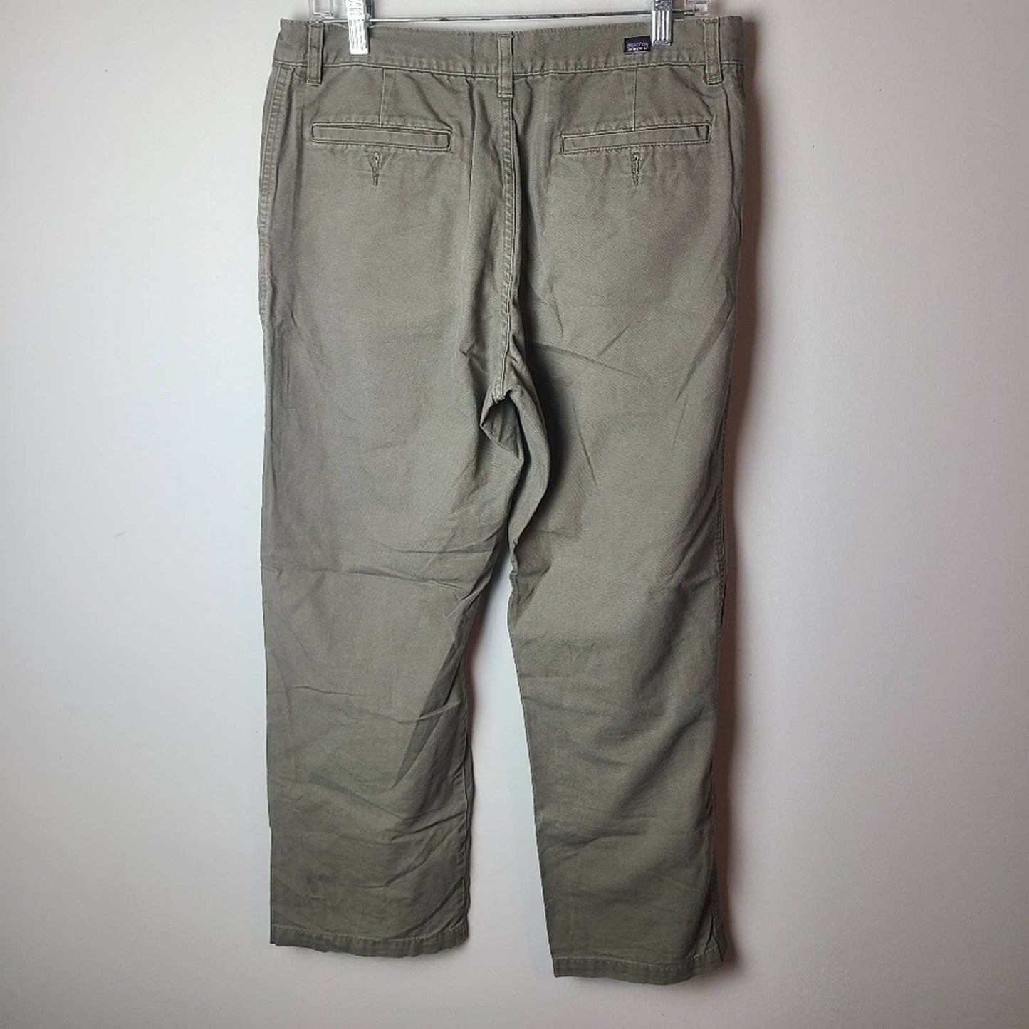 Patagonia Hunter Green Cargo Chino Hiking Camping Pants