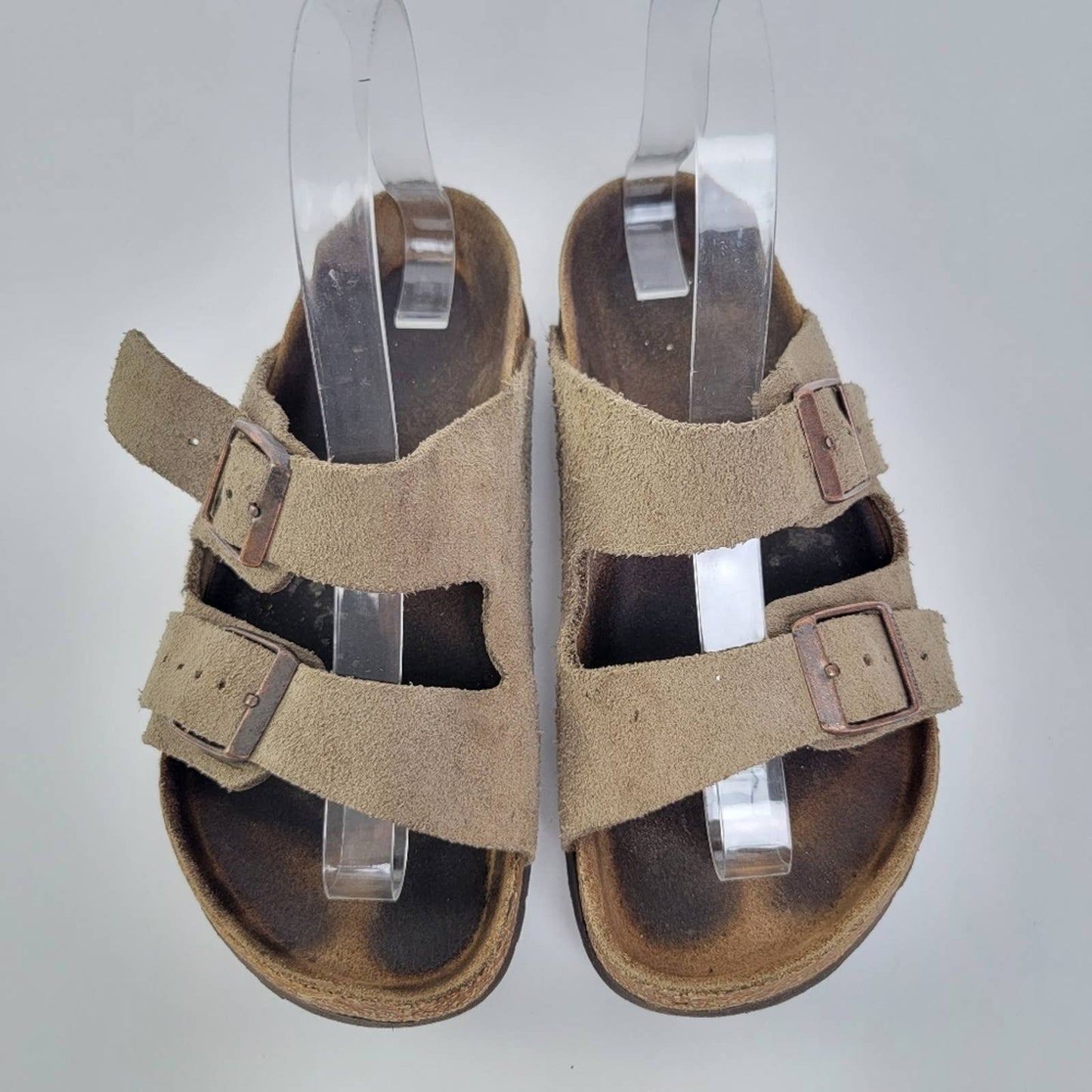 Birkenstock Arizona Tobacco Brown Suede Leather