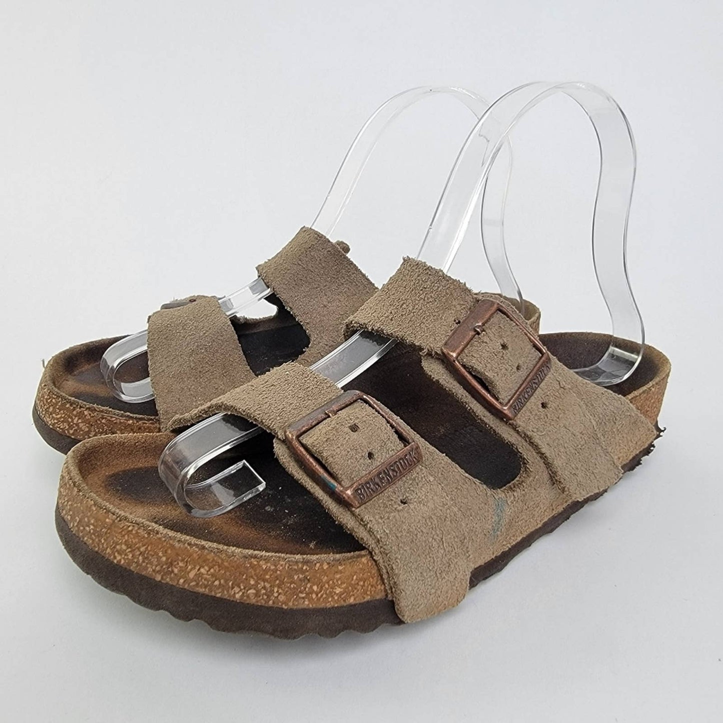 Birkenstock Arizona Tobacco Brown Suede Leather