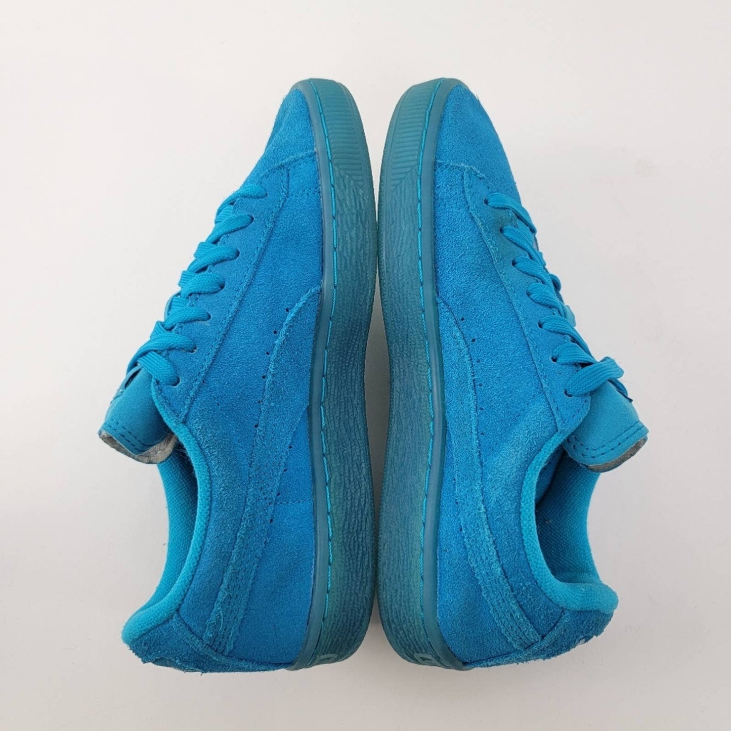 Puma Suede Iced Fluo Jr 'Atomic Blue' - 7