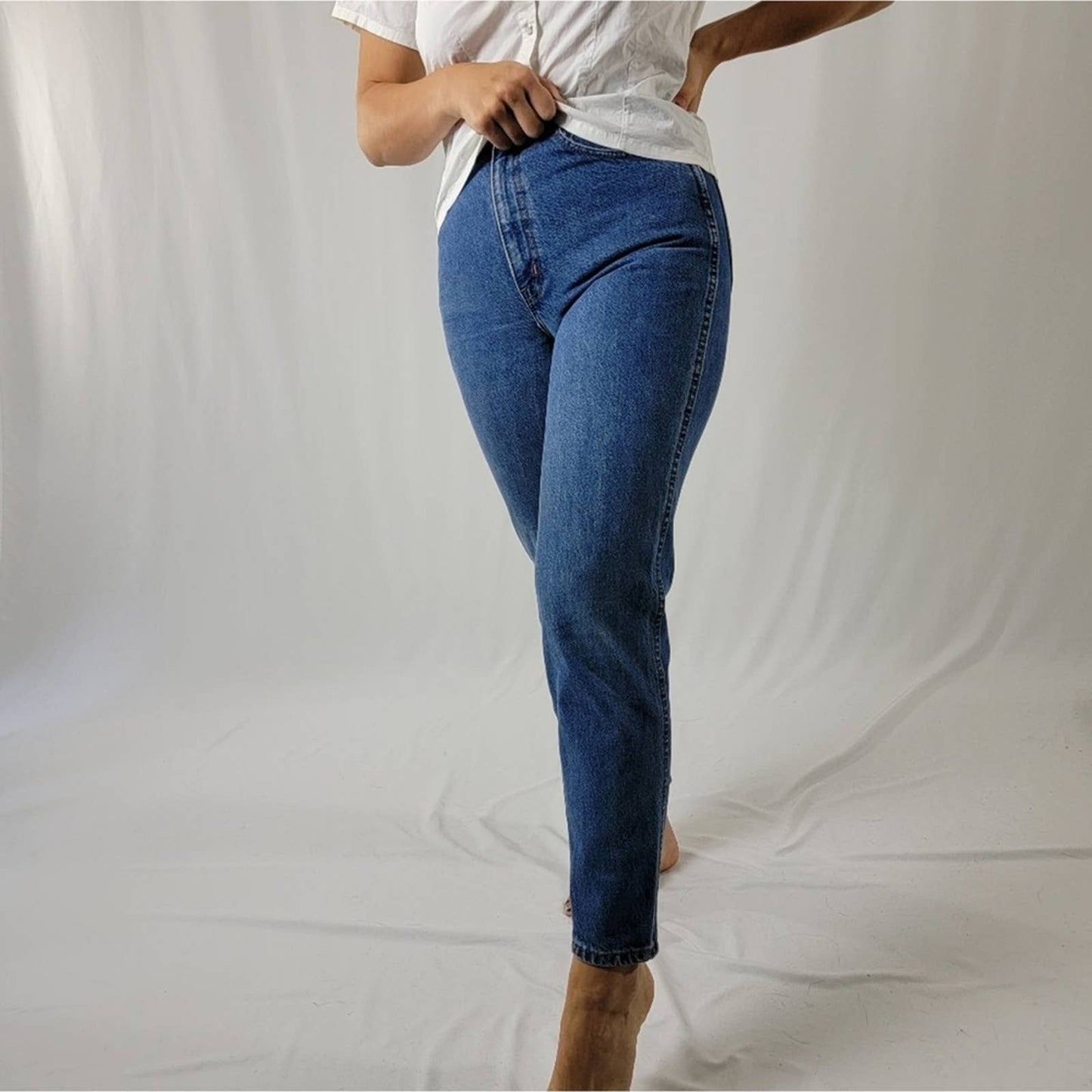 Vintage USA Western High Rise Mom Jeans By Chic