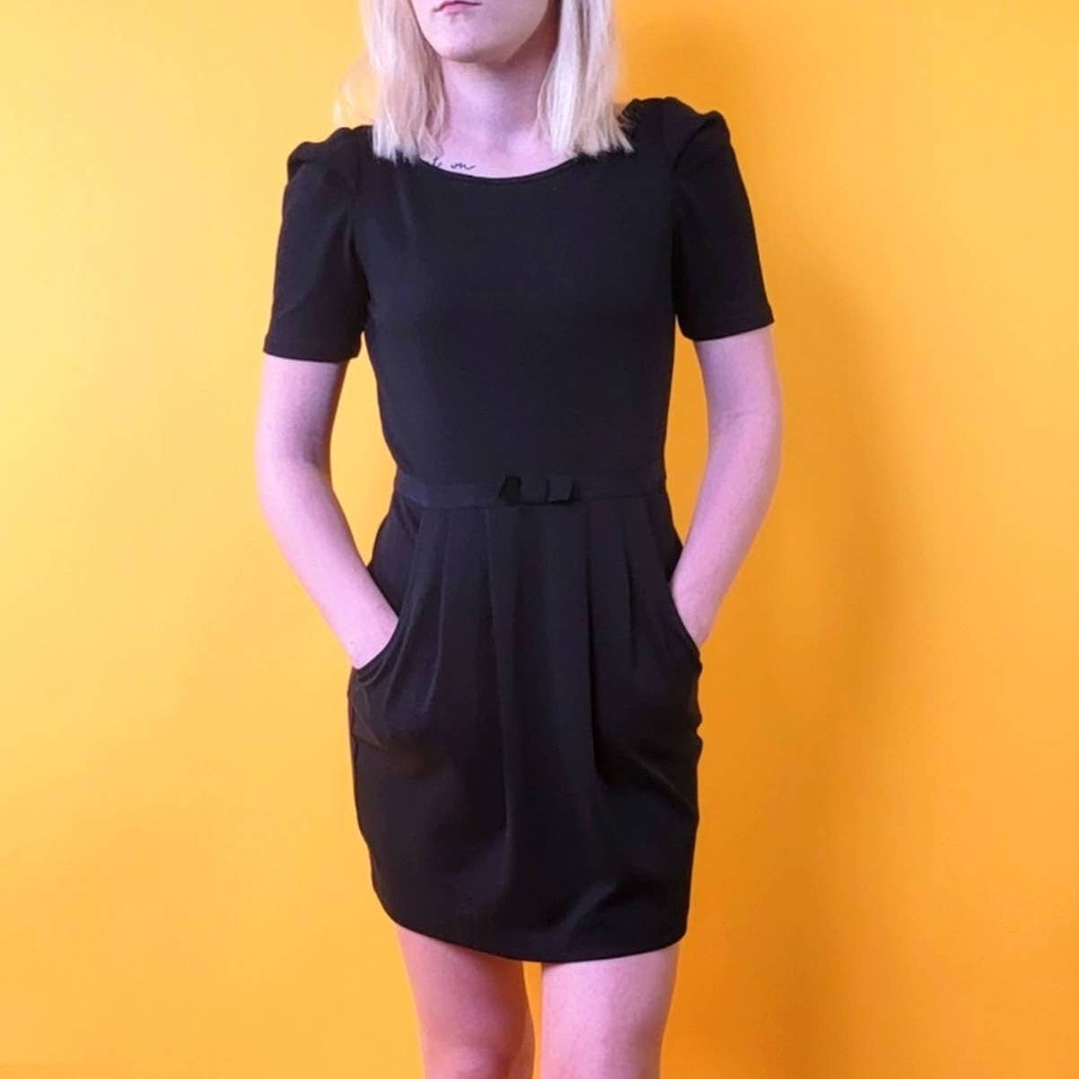 Deadstock NWOT Juicy Couture Black A-Line Dress - S