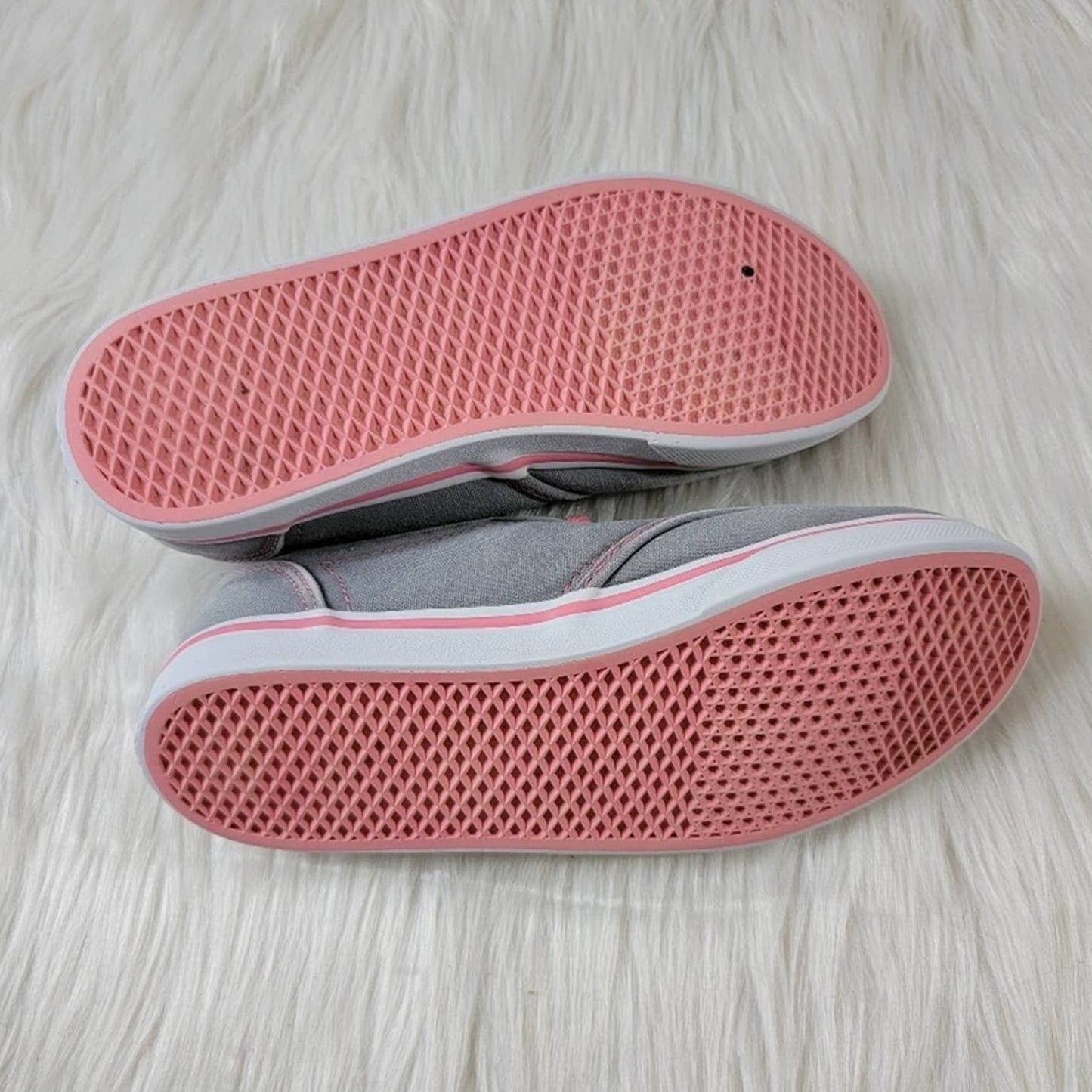 Vans Grey Atwood Lace Up Low Top Sneakers - 5.5