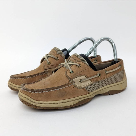 Highland Creek “Chesapeake” Leather Boat Shoes - 7.5